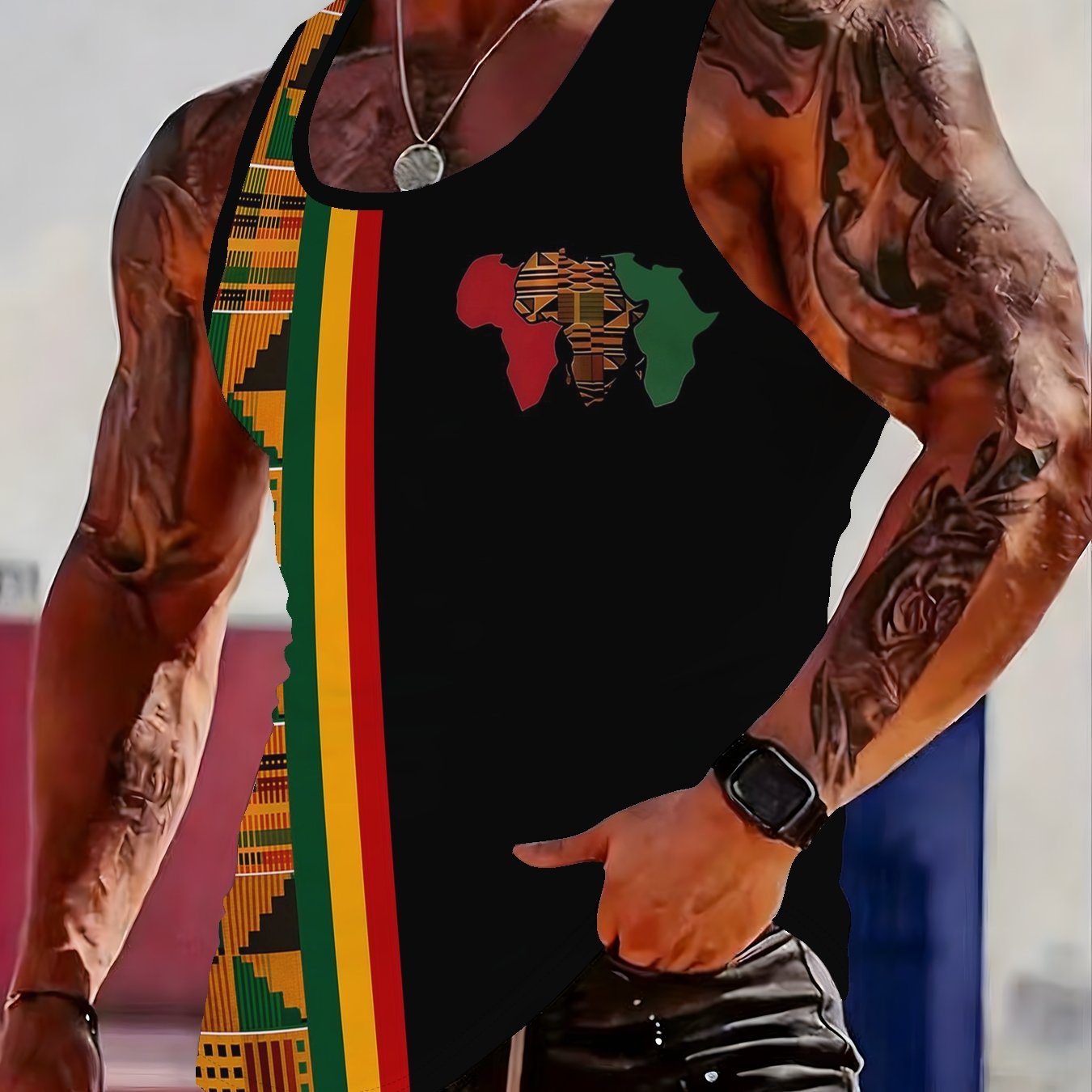 TEMU Men's Summer Loose Casual Sleeveless Vest Top