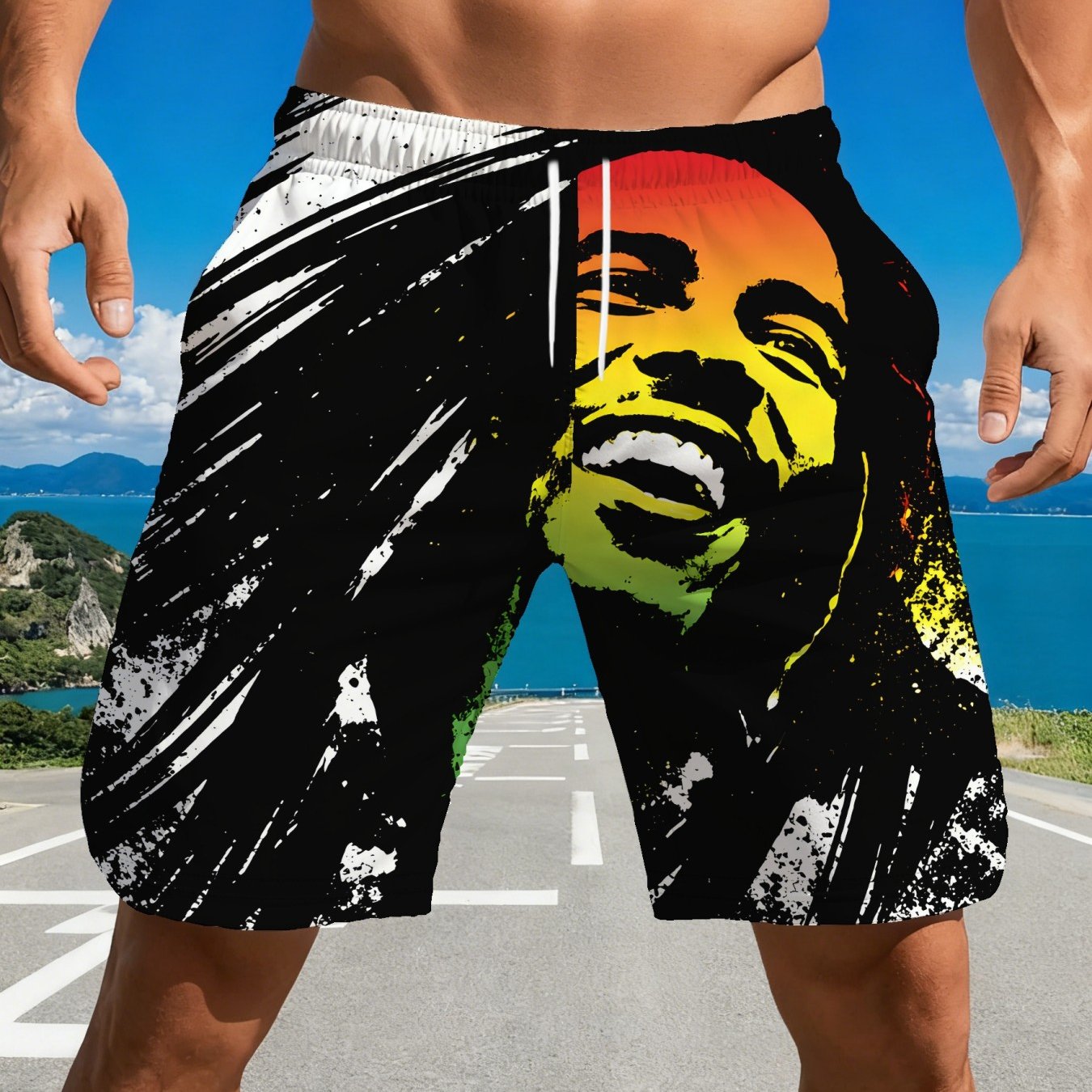 TEMU Shorts d'été élégants pour hommes, pantalon de sport décontracté en , adaptés au lavage à ou au