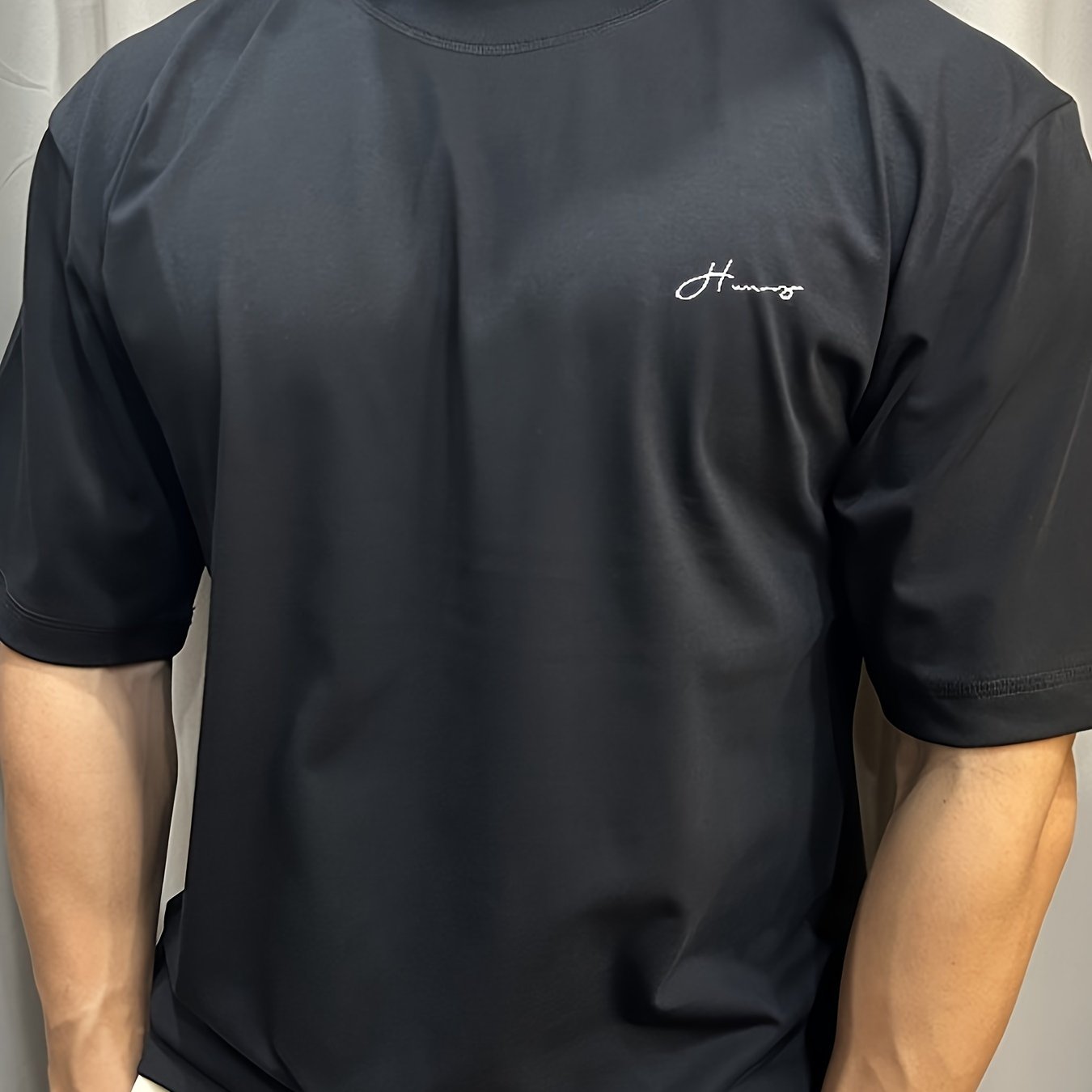 Image of Relaxed T-shirt - Design, Ideal For Summer And Daily Wear, Round Neck, Washable In Machine, Easy Style, Comfortable Printed Tops