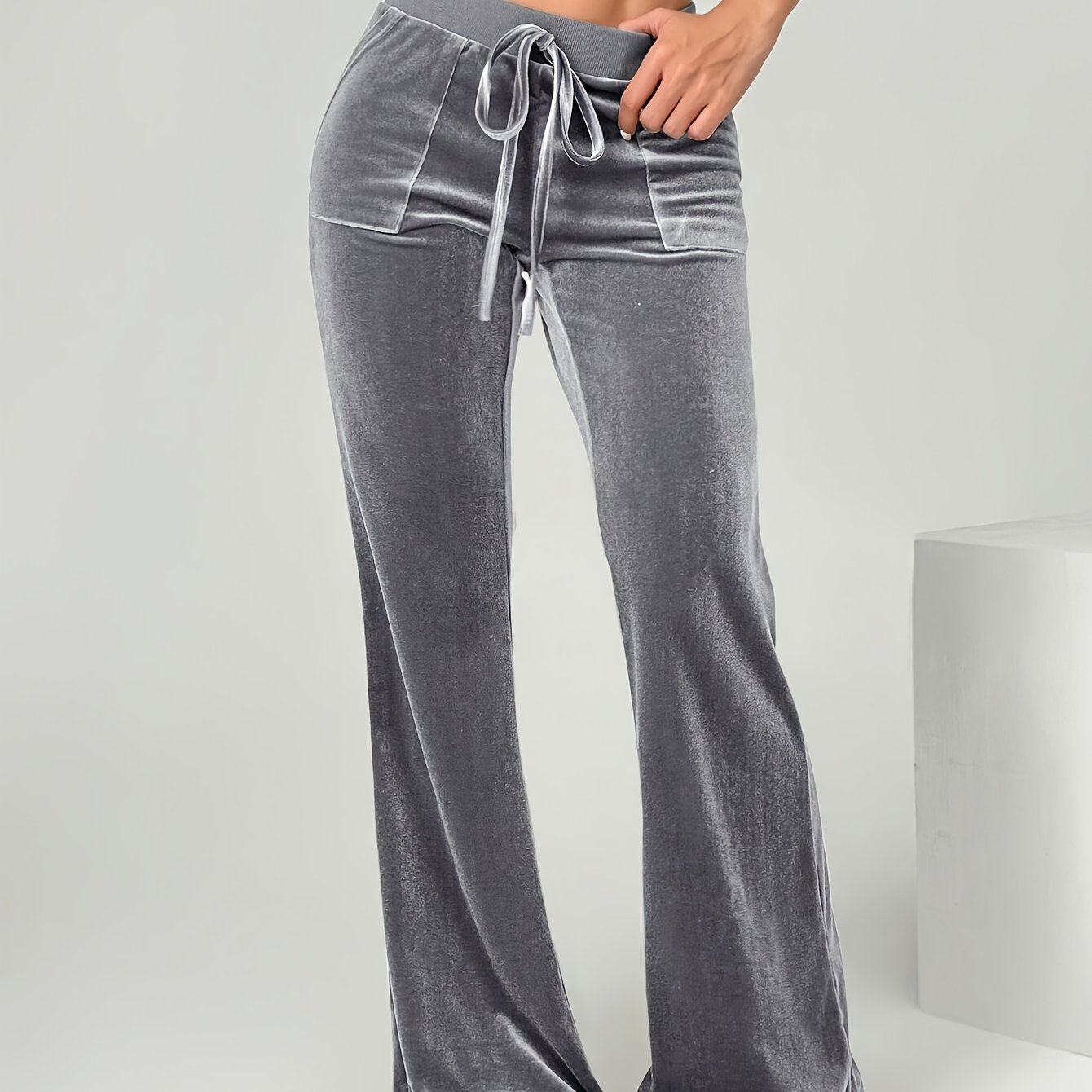 TEMU Spring/summer Directional Women' Color Flared Pants