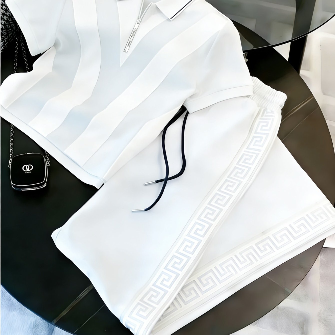 2pcs Men's Casual Sportswear Set: And Summer Collection, Short-sleeved Casual Shirt And Pants For Men. For Golf, Sports And Running And Other Occasions. Are A Of Colors From.