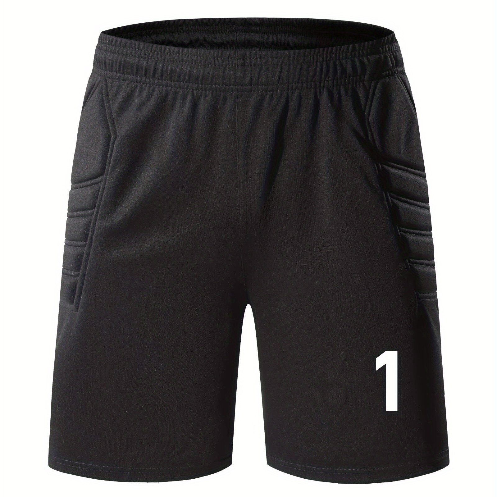 TEMU Pantaloncini da portiere da calcio da , nuovi, assorbisudore, resistenti all'usura
