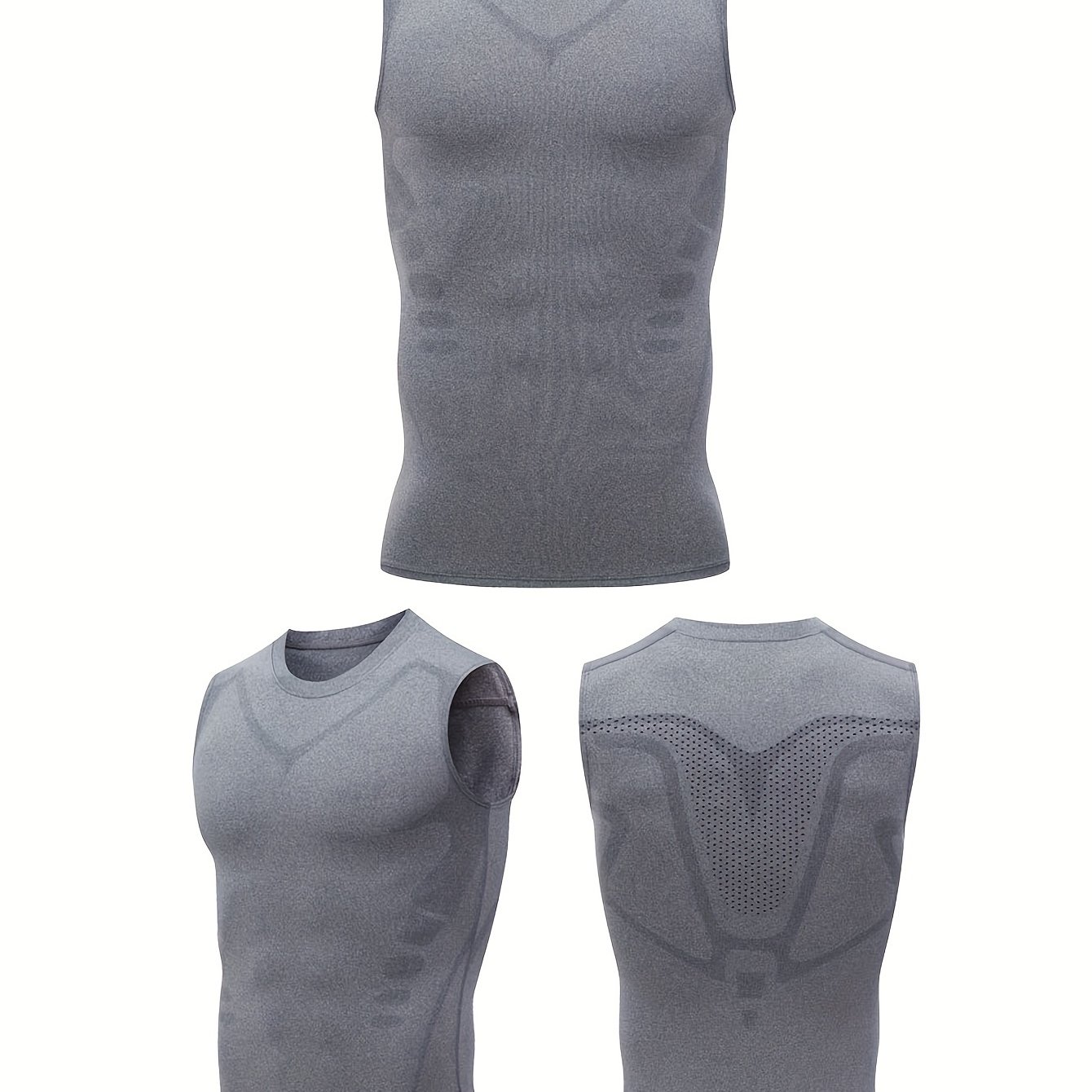 TEMU 1 canotta a compressione da per prestazioni - Ultra-compressiva, traspirante, traspirante, base ad asciugatura rapida per sport ad intensit�,