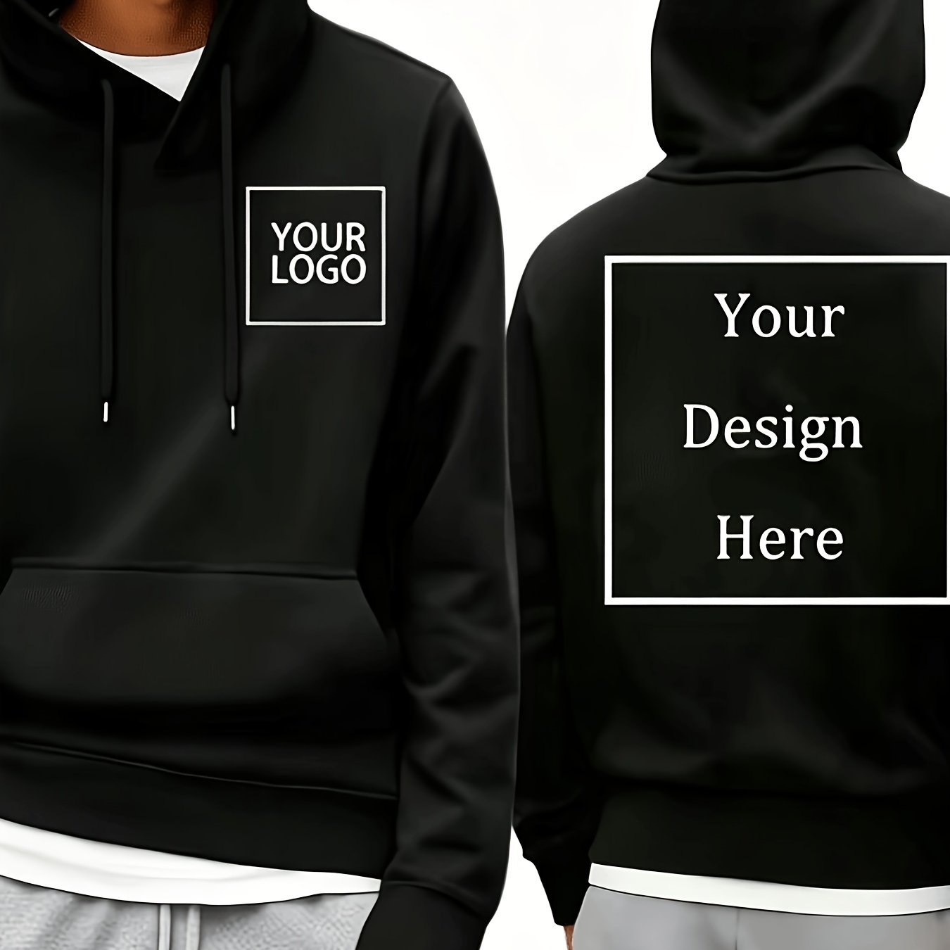 TEMU Custom Sweatshirt: High-end Customization To Match Your Style. Bulk Customization For Teams, Suitable For Teams And Team Building. Customizable