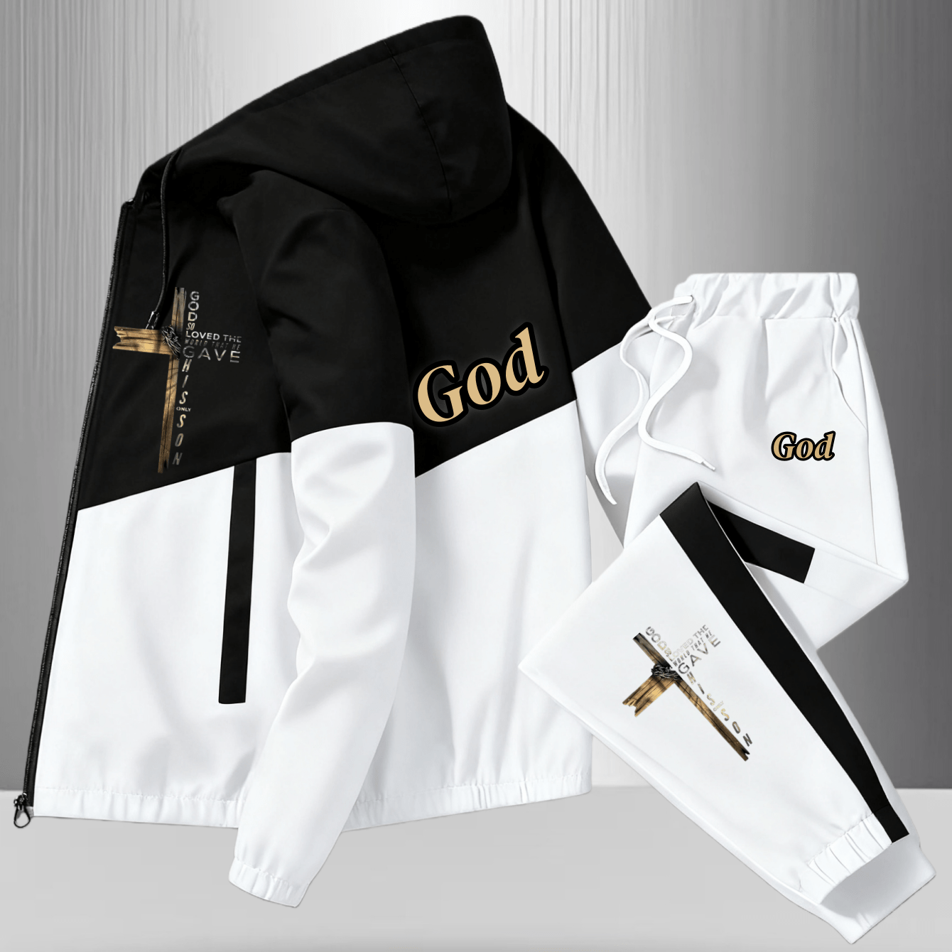 2pcs Set! 2026 New Casual And Stylish Sporty Hooded Jacket And Sweatpants Set. Suitable For Men And Women, Fashionable And Versatile, Suitable For Occasions