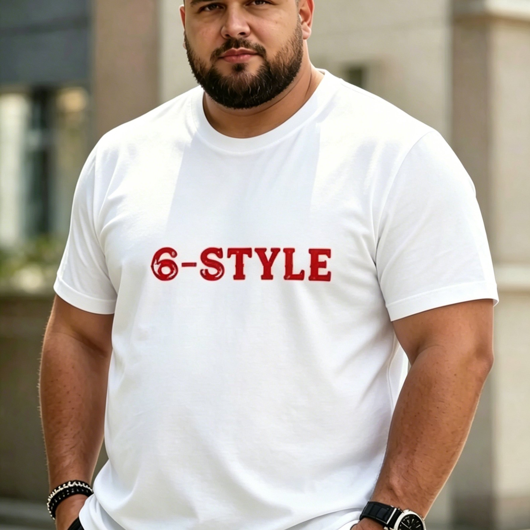 TEMU Plus Size Men's T-shirt "men's Fun 6-style Text Print T-shirt 1xl-6xl Casual Leisure Short Sleeve". "polyester Plus Size T-shirt Men's Sports