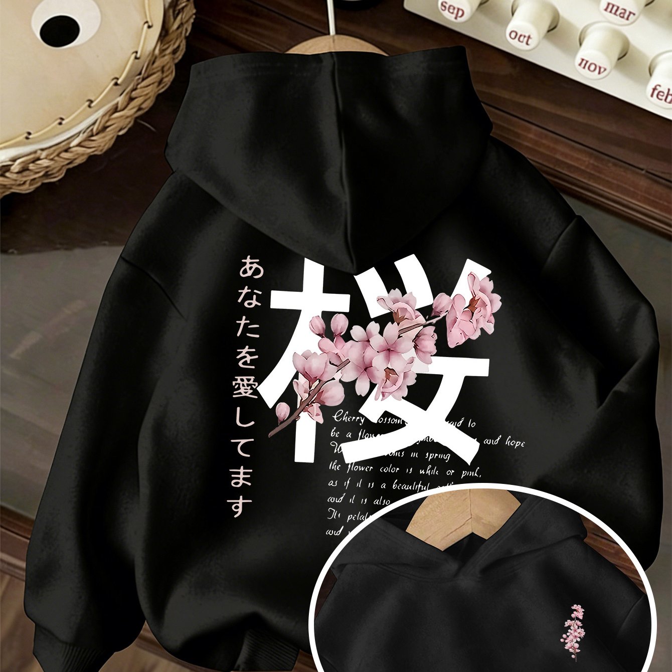 Image of Hooded - Y2k Oversized Hoodie With Print, Loose Fit Sweater Suitable For, Spring/autumn , Machine Washable Streetwear Fashion, For