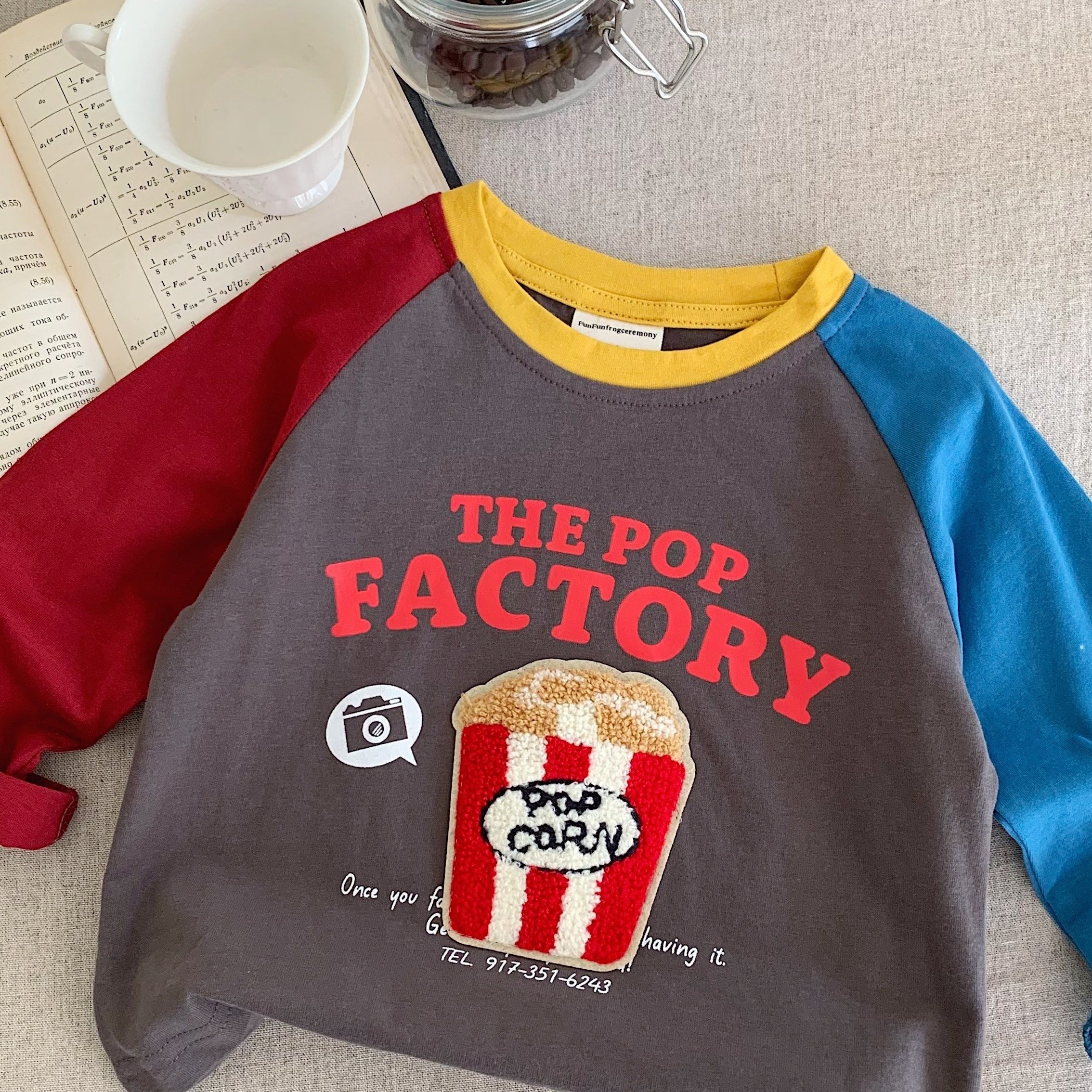 Long Sleeve T2025 Spring New Unisex Cute Base Layer Round Neck T-shirt