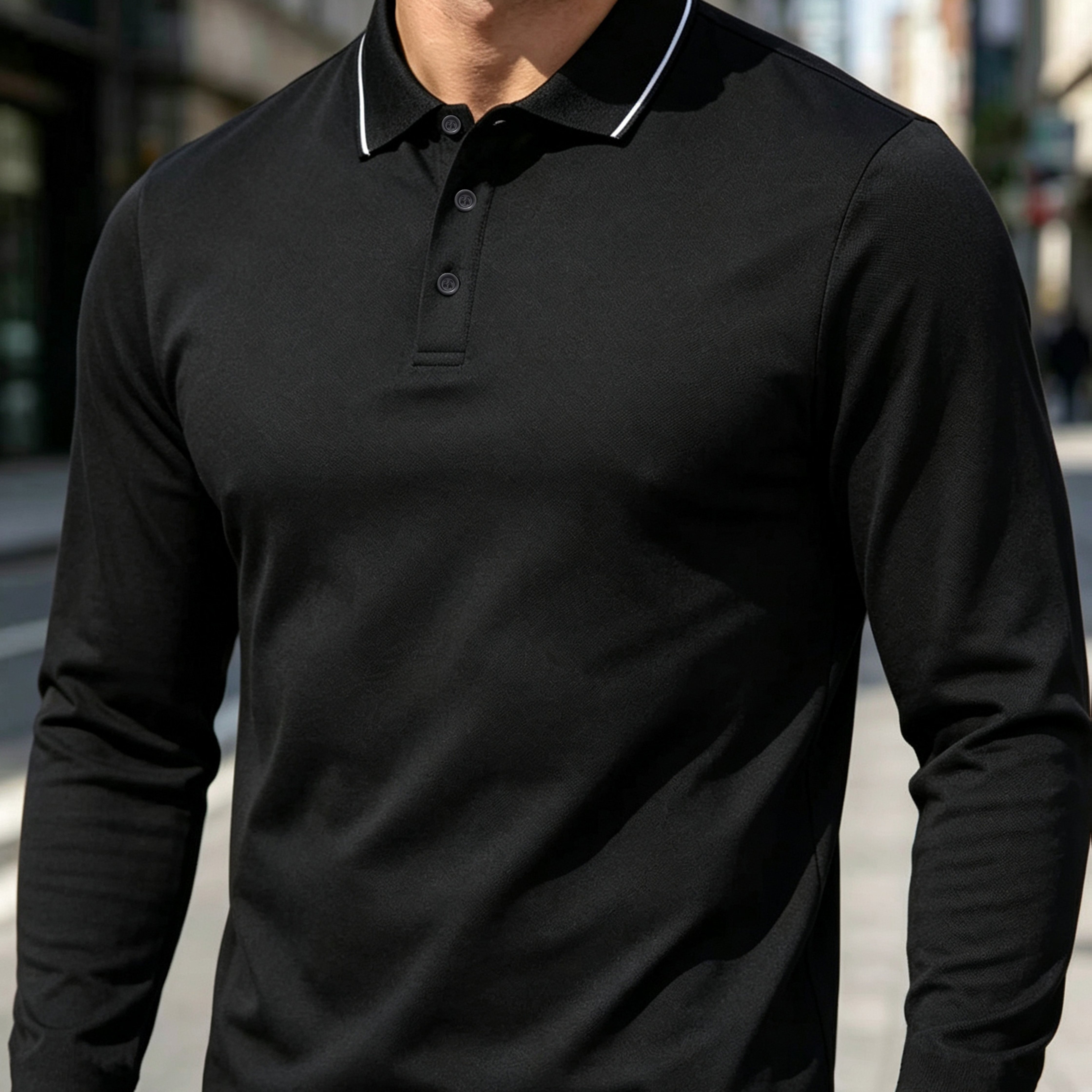 TEMU Men's Polyester Fiber Shirt, Casual Lightweight Autumn Daily Outerwear