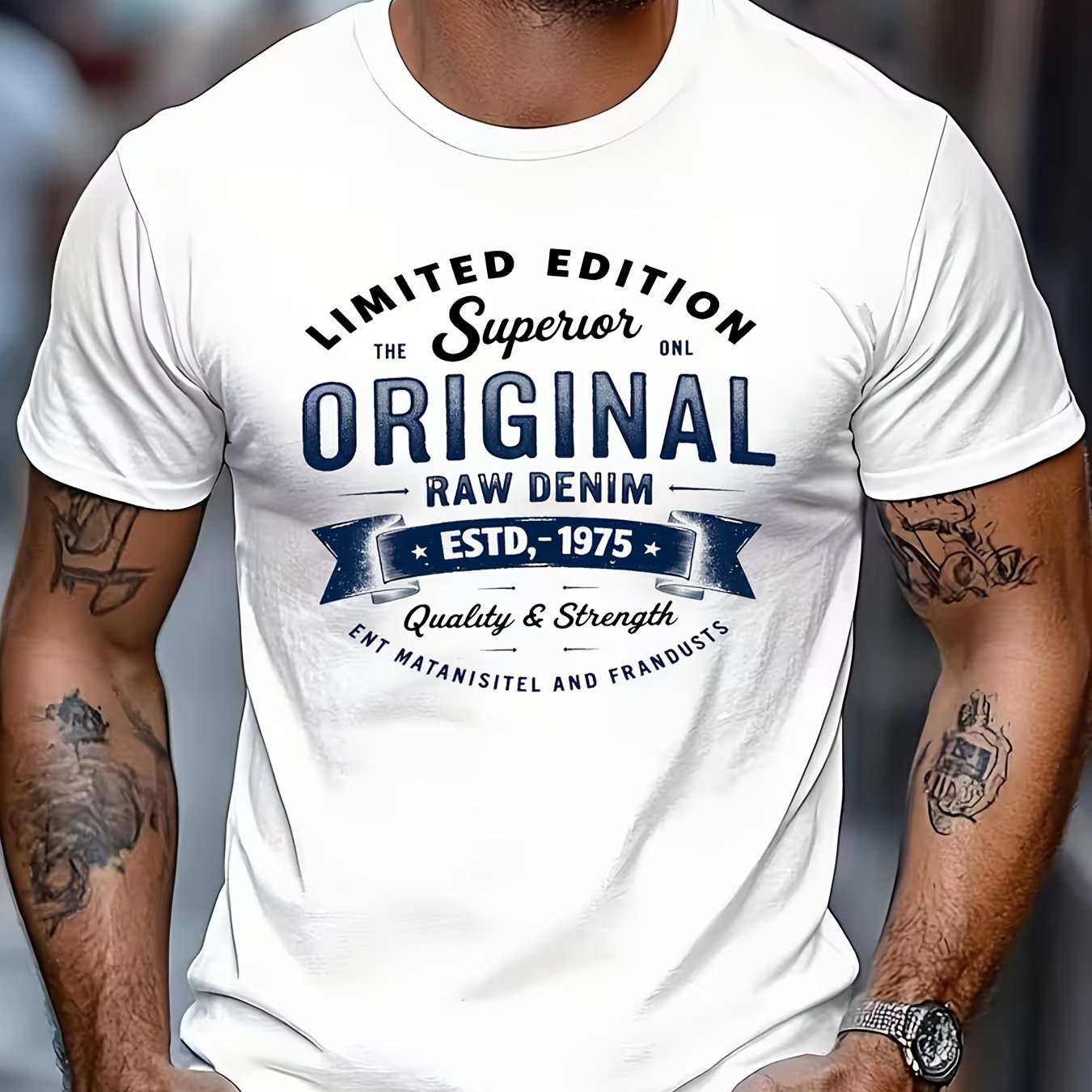 TEMU Men's Outdoor Casual Sports T-shirt, Summer Casual Fashion T-shirt For Men, Soft And Breathable, Loose Fit, Regular Fit Round Neck T-shirt In