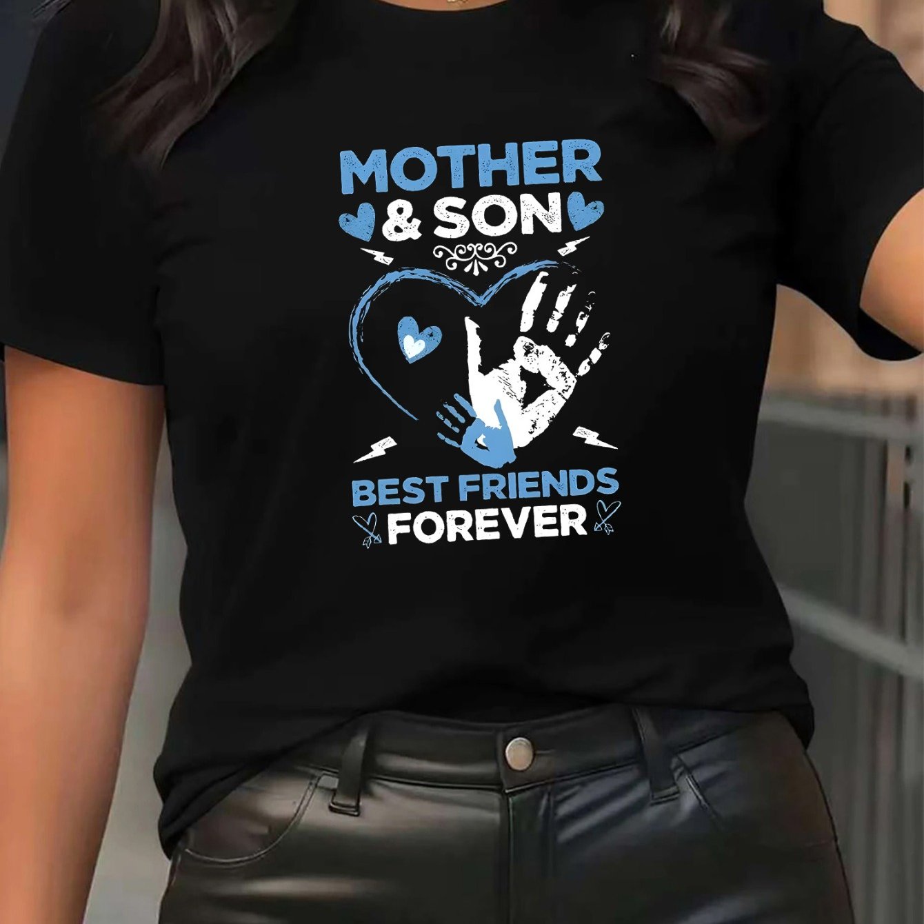TEMU Classic And Durable Women's Casual Short Sleeve T-shirt - Forever Design