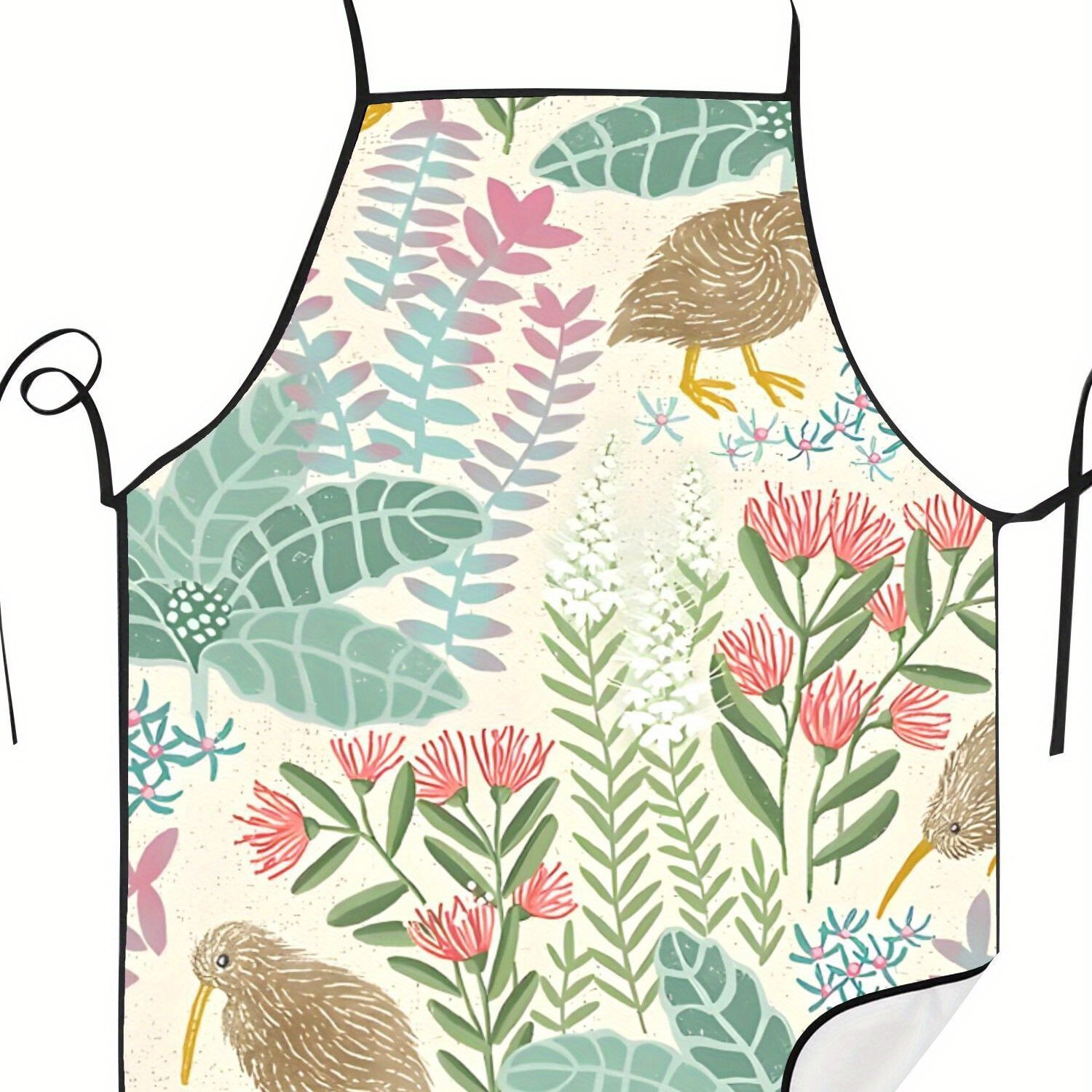 TEMU Kiwi Bird Of New Zealand Suitable For Home Cooks Apron Unisex Household,