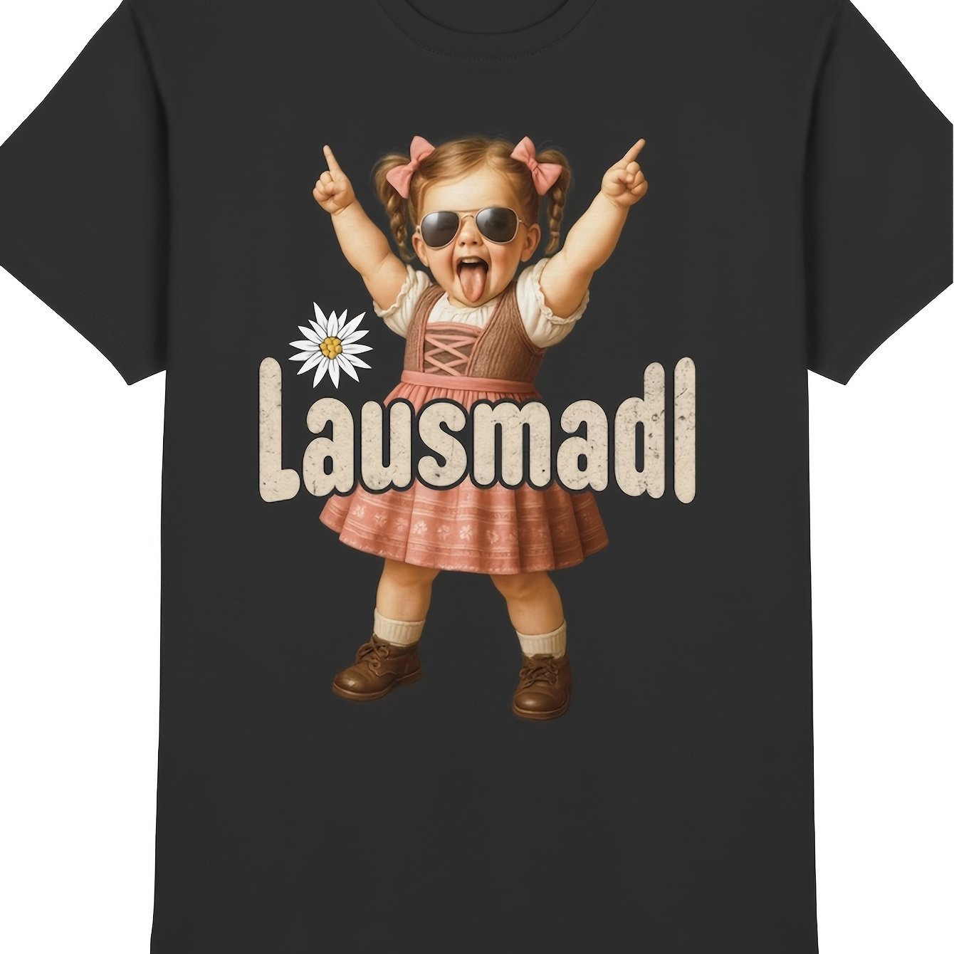 Funny Oktoberfest Folk Costume Graphic T-shirt Festival Slogan Top For Women Traditional Design Lightweight Fabric For Parties And Bachelorette Celebration Wear