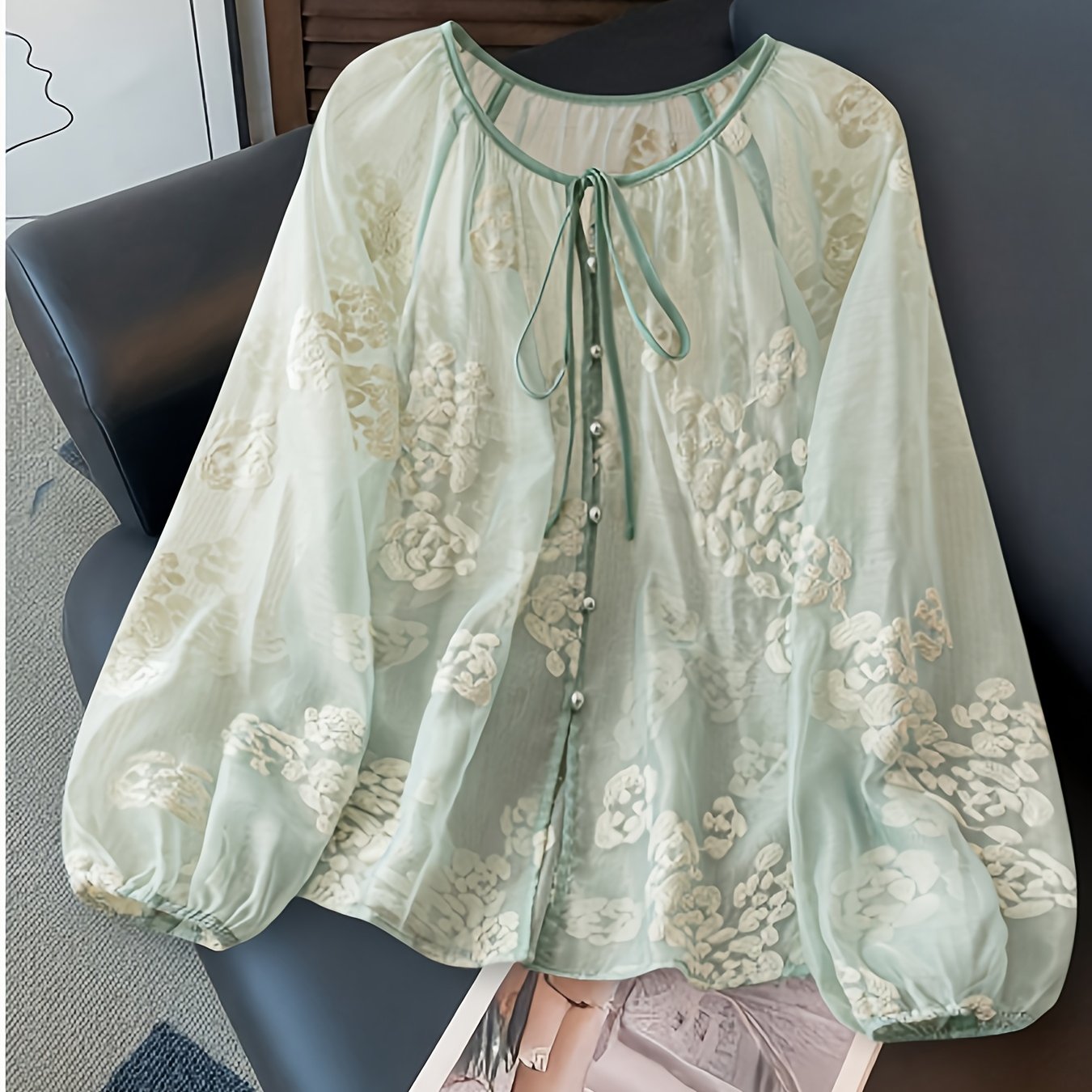 TEMU 刺繍入りルカジュッションレディー