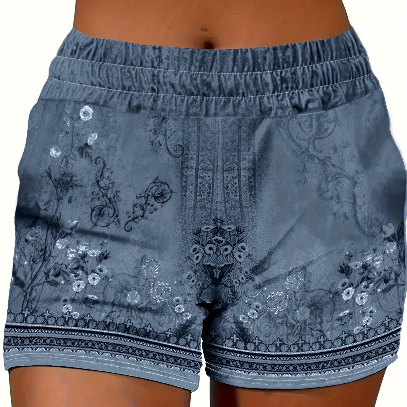 New Summer Vintage Style Artistic Printed Women's Shorts