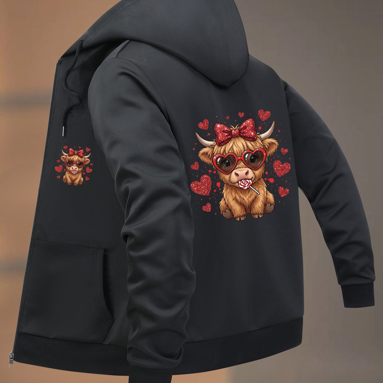 TEMU Plus Size - Plus Size - Women's Plus Size Hooded Sweatshirt Jacket, Long Sleeve Spring Summer Casual Plus Size Pullover Hooded Jacket For Women,