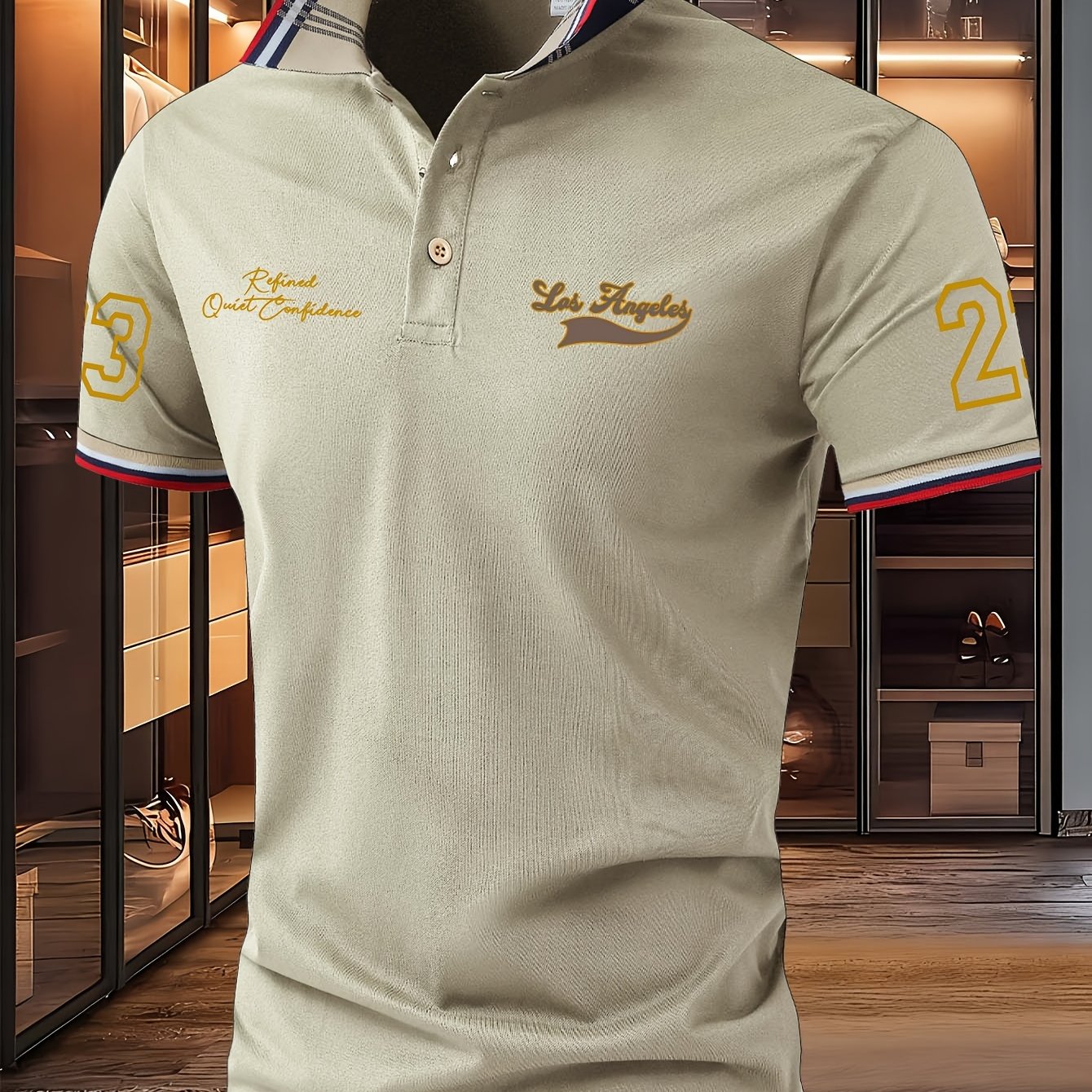 Image of New Summer Shirt With Collar Design, A Comfortable Daily Casual Sportswear Top For Men, Perfect For Business, Travel, Work, Dating, And And Summer