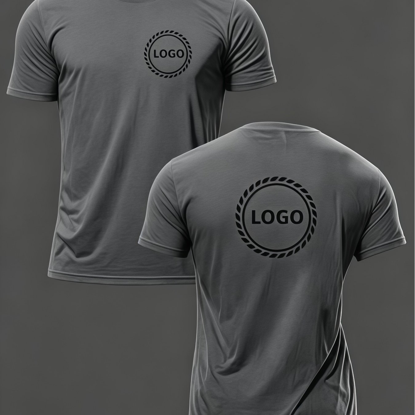 TEMU Men's Custom Breathable Quick-dry Short Sleeve, Front And Back Printable , Team Building Activity Corporate Gift/team Commemorative Style
