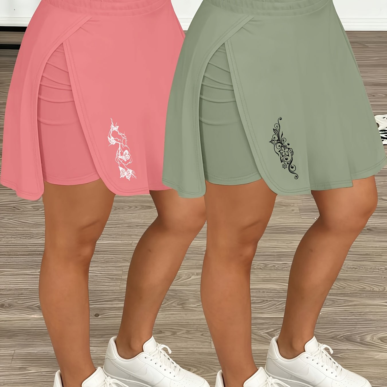 TEMU Vêtements Femme Printemps/Été 2026, Nouveautés Tendance, Pantalons Imprimés Papillon et Légers Décontractés pour Tous , Options Multicolores