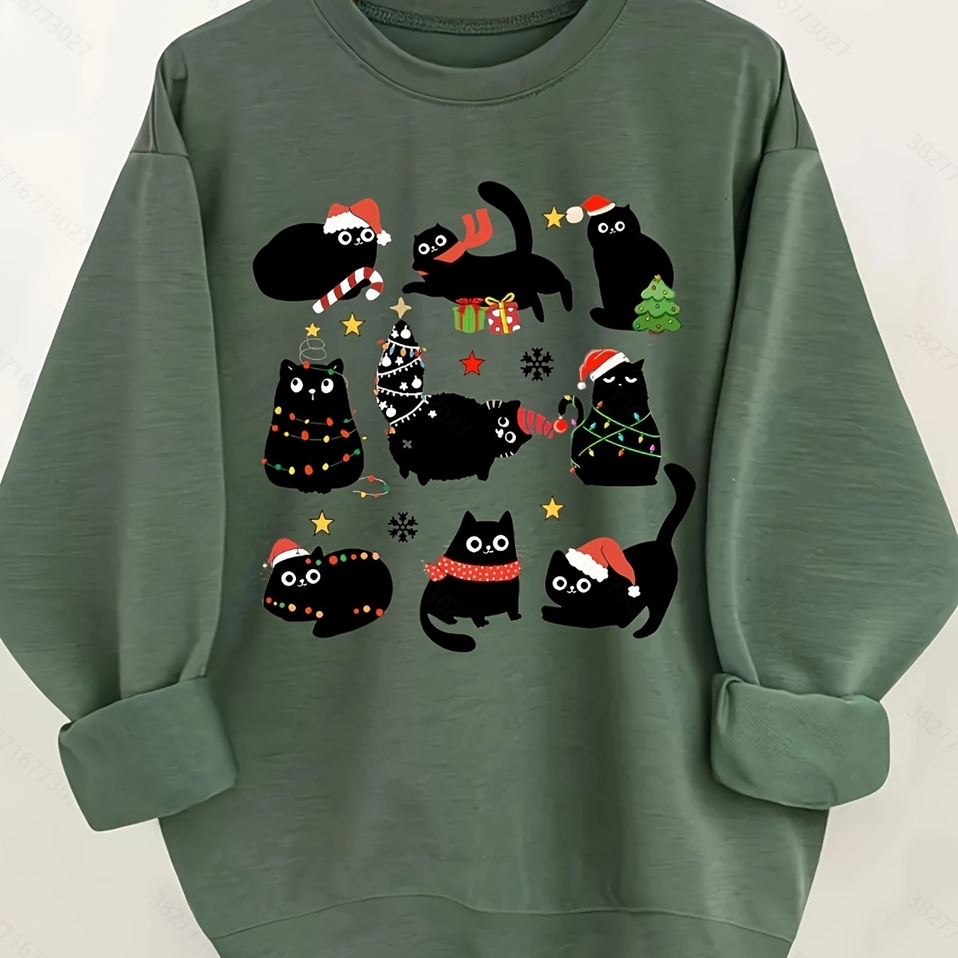 2024 Christmas European And Printed Women's Sweatshirt