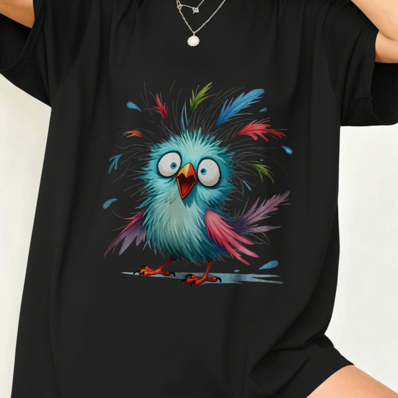 New T-shirt, Casual Fashion Style Women's T-shirt, Cute Multicolor , High-quality Washed, Non-shrinking, Non-deforming, Thick Premium T-shirt, Ideal For Spring Summer Daily Wear, And Leisure