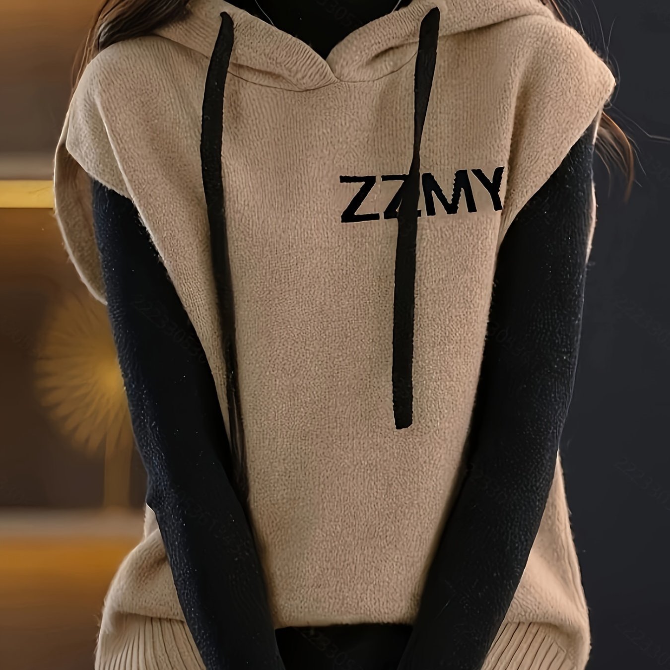 TEMU [popular ] New Knit Sweater For Women, Korean Version, Fashionable, Slimming, And High-end Design