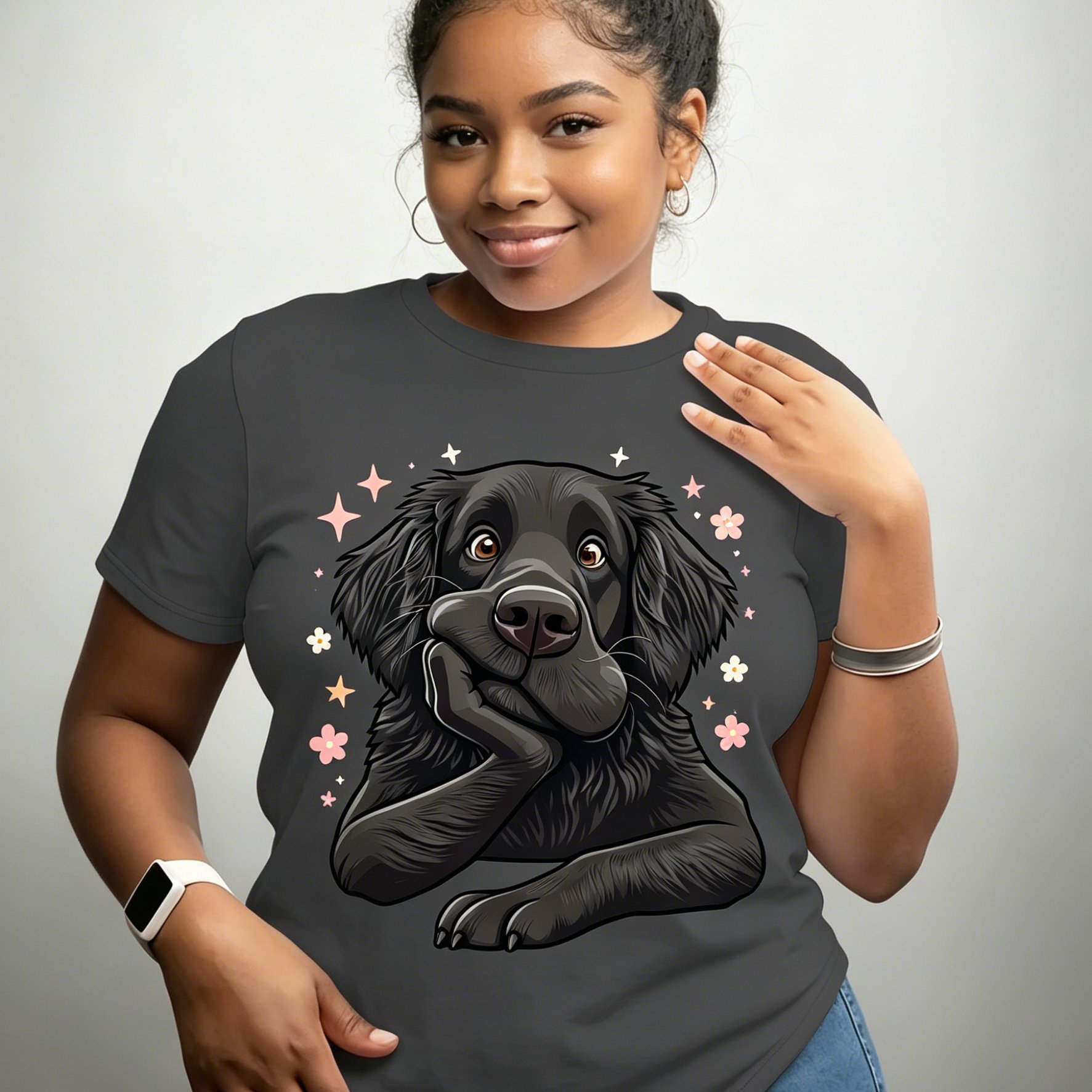 TEMU Plus Size, & Short-sleeve T-shirt Suitable For Daily Outfits - Full-body Print Crew Neck Top, Breathable Spring/summer Style Shirt With Machine