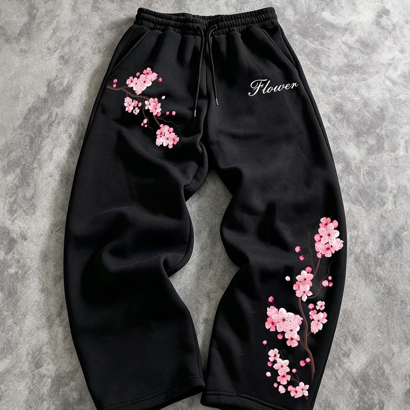 TEMU Trousers For Men High Quality | Men's Loose Straight-leg Trousers Waist - Wide-leg Casual Pants Suitable For Fall/winter, Machine Washable