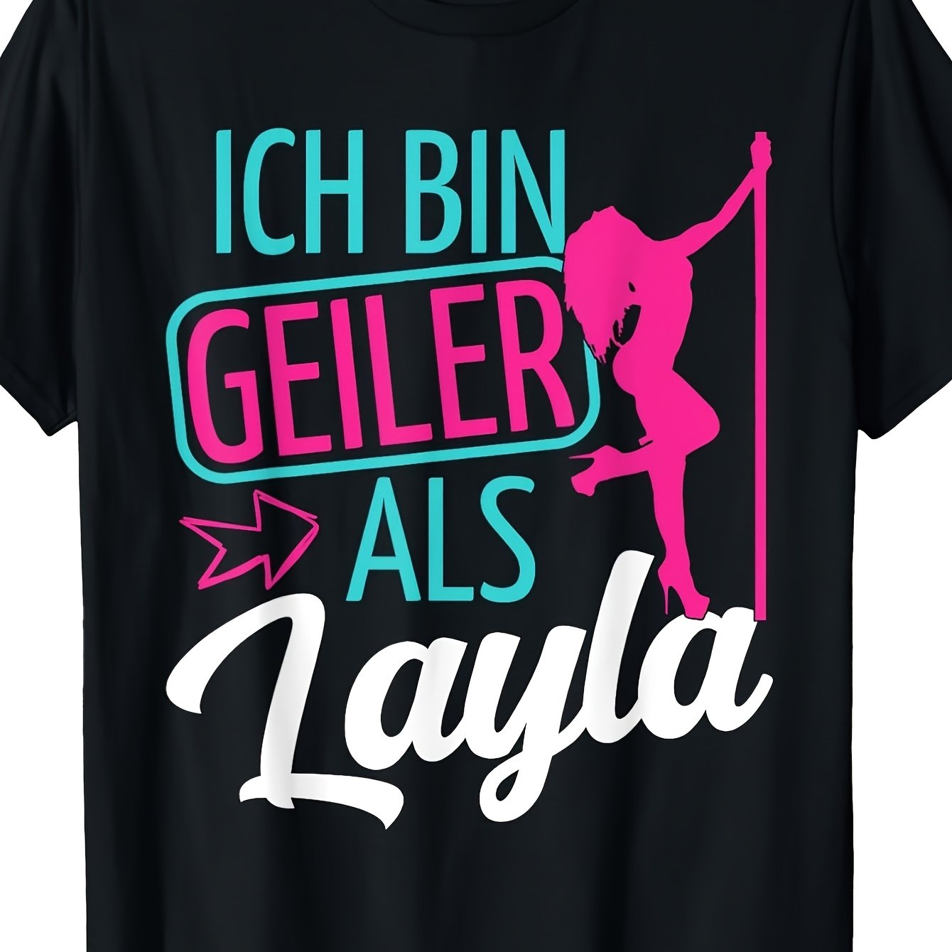 Plus Size I'm Cooler Than Mallorca Malle T-shirt, Black Big And Tall, Plus Size