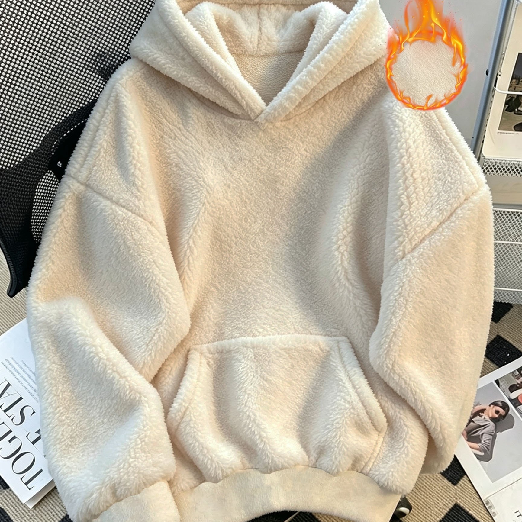 TEMU Women's Fleece Hoodie, Easy And Elegant, European And