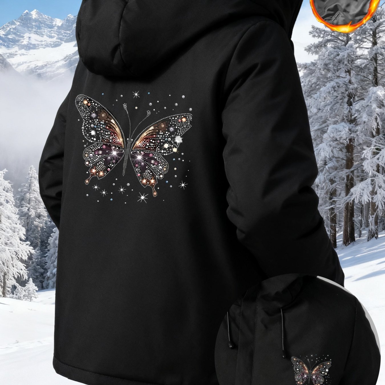 TEMU Veste à capuche tendance et pour femmes