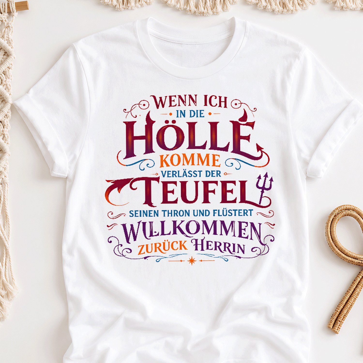 When I Come To Graphic Print German Text (2) Overseas Printing Y2k Oversized Unisex T-shirt For Men Women Retro 2000s Streetwear Baggy Graphic Tee