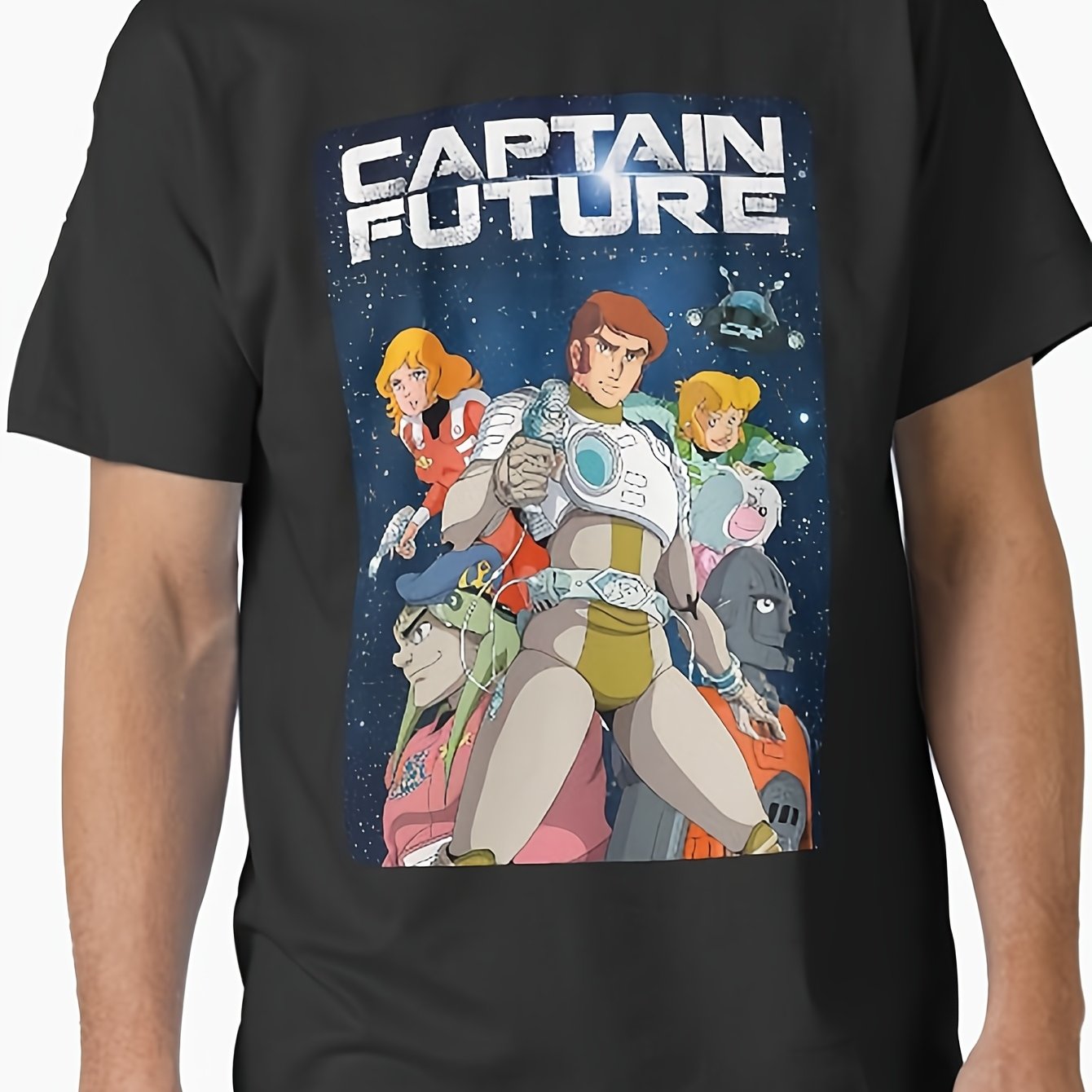 Image of 2026 Fashion Style W C Aptain F Designed And Sold By Aleksandar Kostjuk Short Sleeve Tees Kawaii Clothes Gym Clothing Men Men Tops, Plus Size