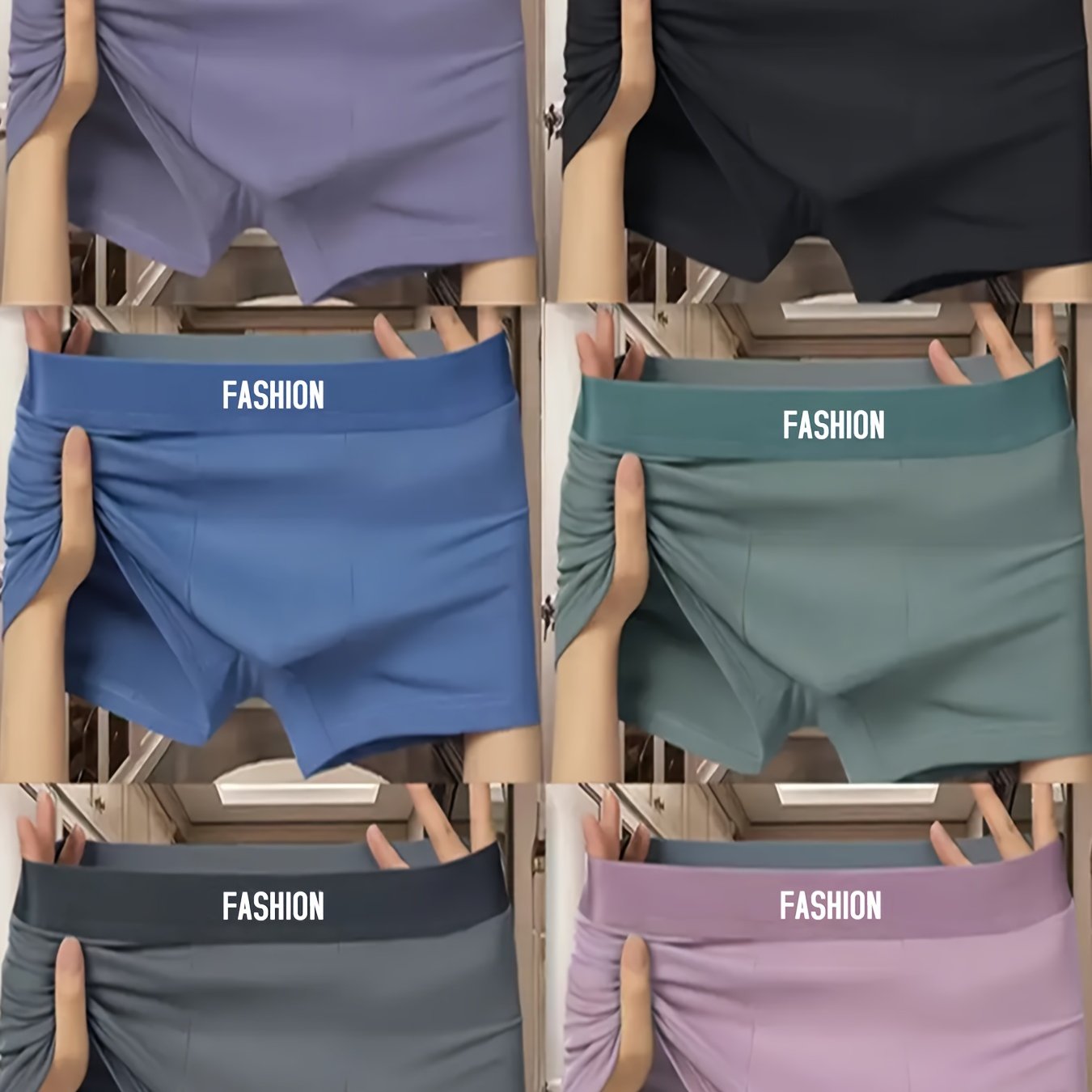 3pcs Set Of Breathable And Soft Men's Flat Corner Underwear, Elastic And Comfortable, Very Suitable For