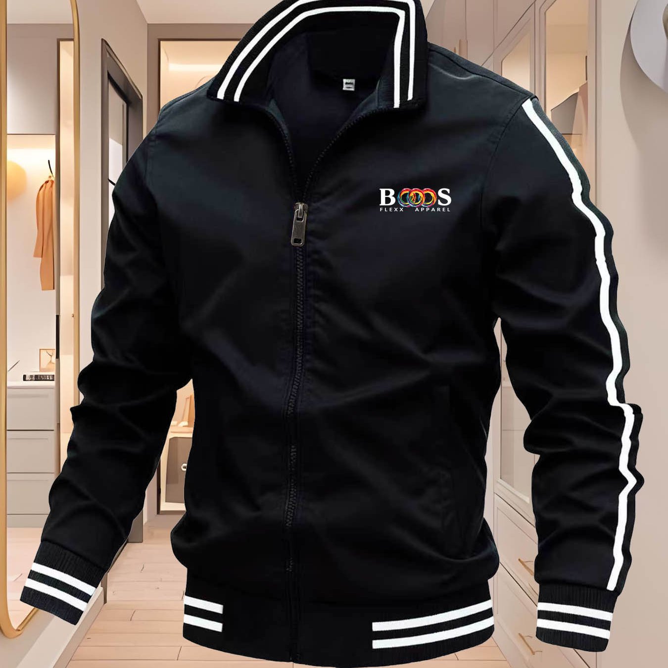 TEMU 2026 's Spring Autumn Jacket Casual Fashion Sport Jacket Jacket For Men Clothing