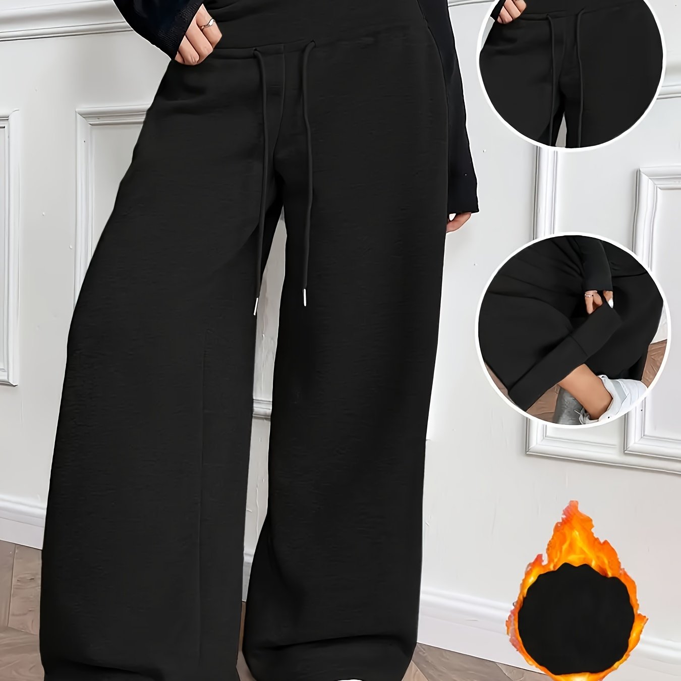 : Zj0905007) Fall Winter Solid Color Long Pants