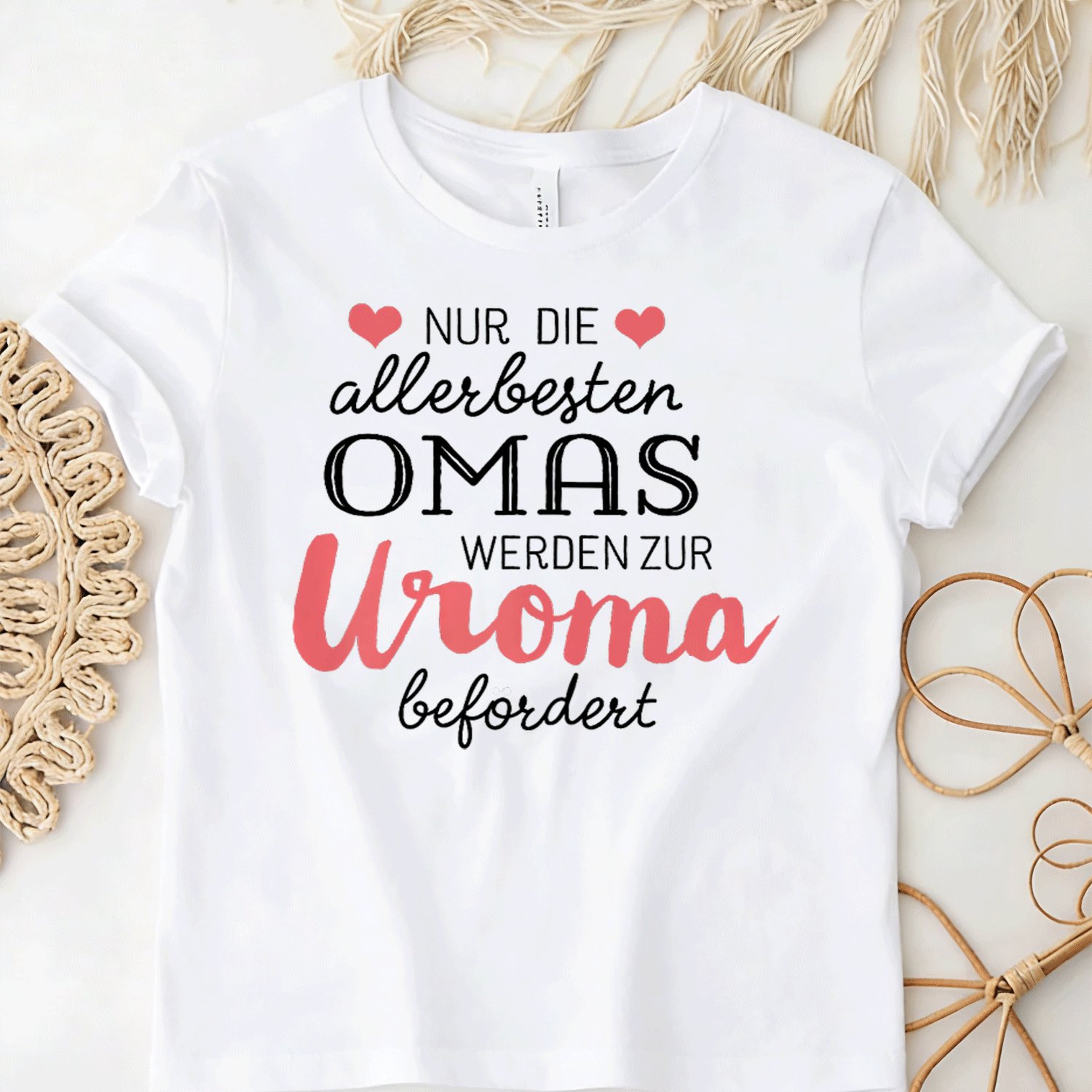 Men's & Women's Funny T-shirt "only The Very Grandmas Get To Great-grandma" - Unisex Casual Round Neck Shirt Suitable For , Machine Washable Gift For /uroma , 180g