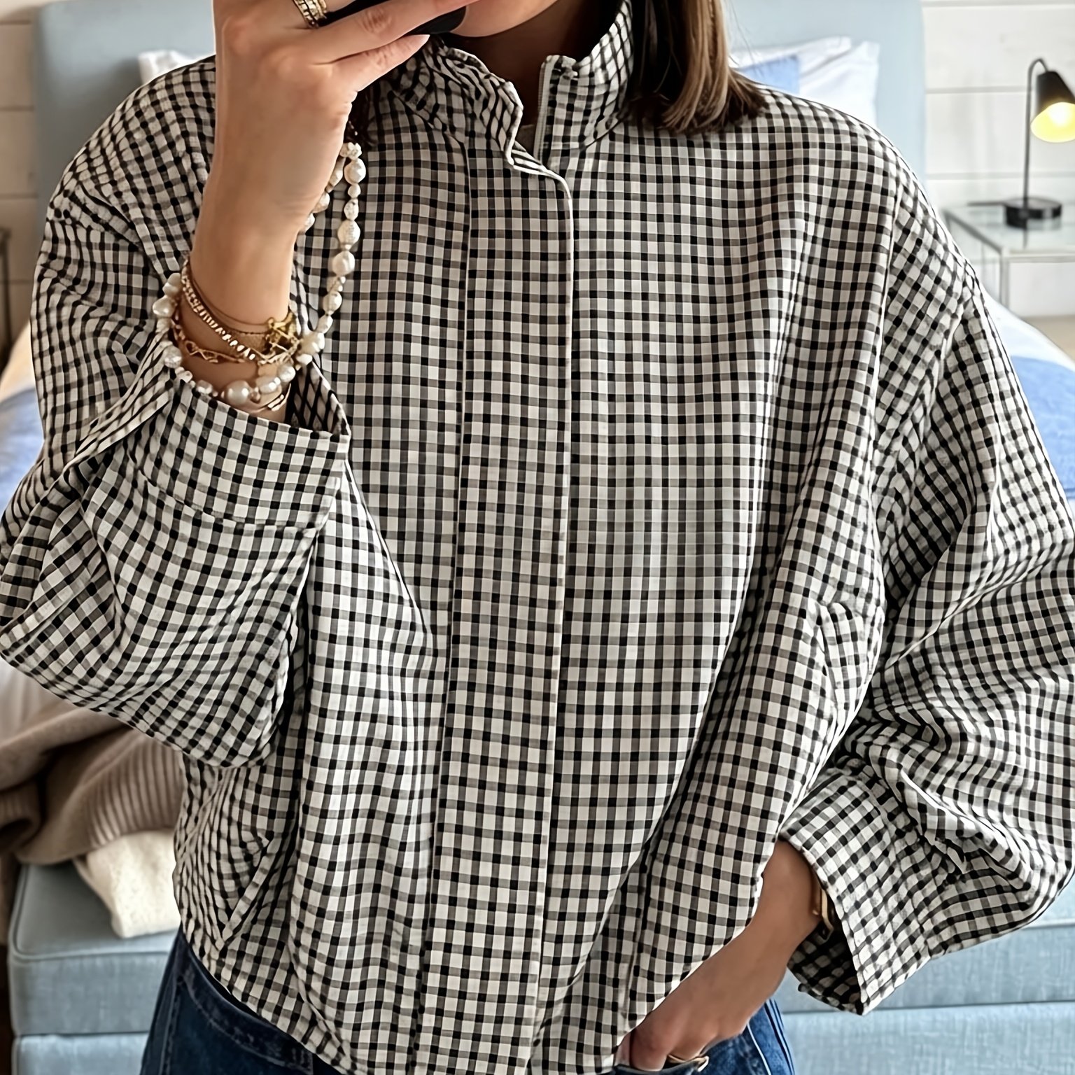TEMU Women's Spring/autumn Outerwear And Jacket, Lightweight Zip-up Jacket For , Long-sleeve Women's Casual Streetwear For Airport And Vacation, Bzra