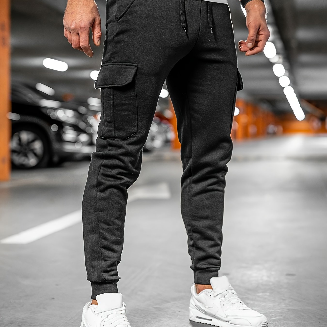 TEMU Men's Sports Pants, Training Pants, Fashionable Fitness Jogging Pants, Men's Gym Casual Pants