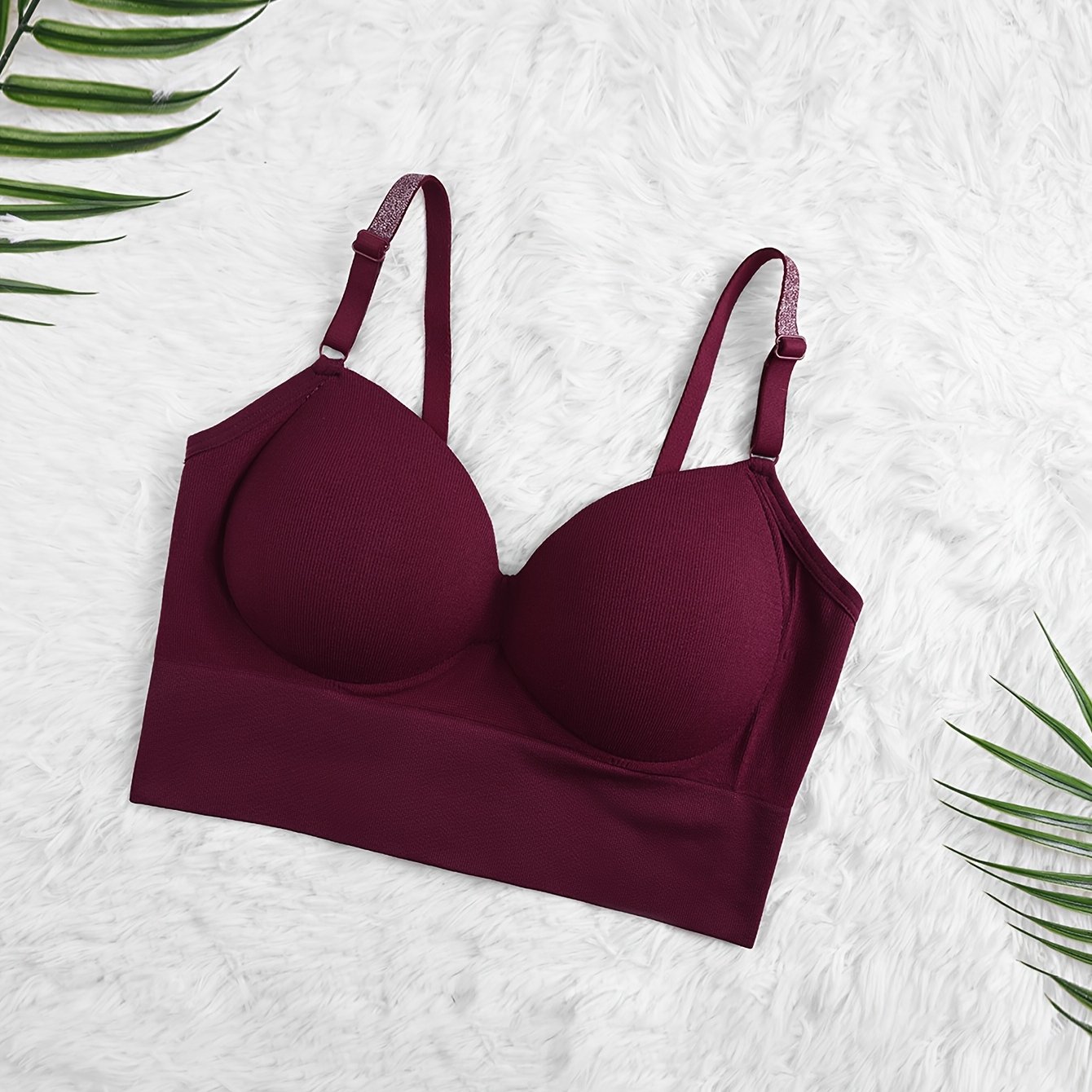 TEMU 1pc, (flagship Style) Elegant/refreshing/comfortable, Daily Bra/novelty Bra/yoga Wear-bra/fitness Wear-bra/outdoor/sports Bra/women's