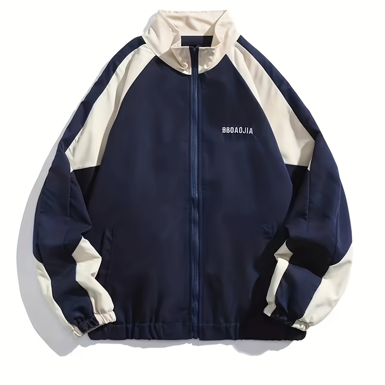E-shop Street Fashion Herren Damen Unisex Jacke, Paar Farbblock, Preppy Style Leichtes, dünnes, lässiges, vielseitiges, trendiges, winddichtes,