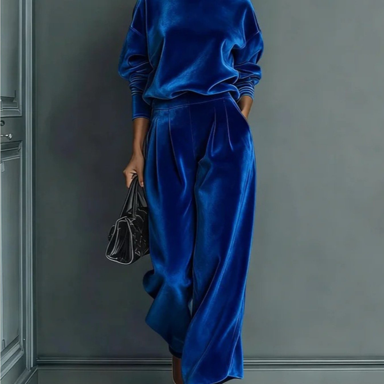 -retaining High-neck Two-piece Set | Office And Social Gatherings | Ladies' Fall Winter Essential