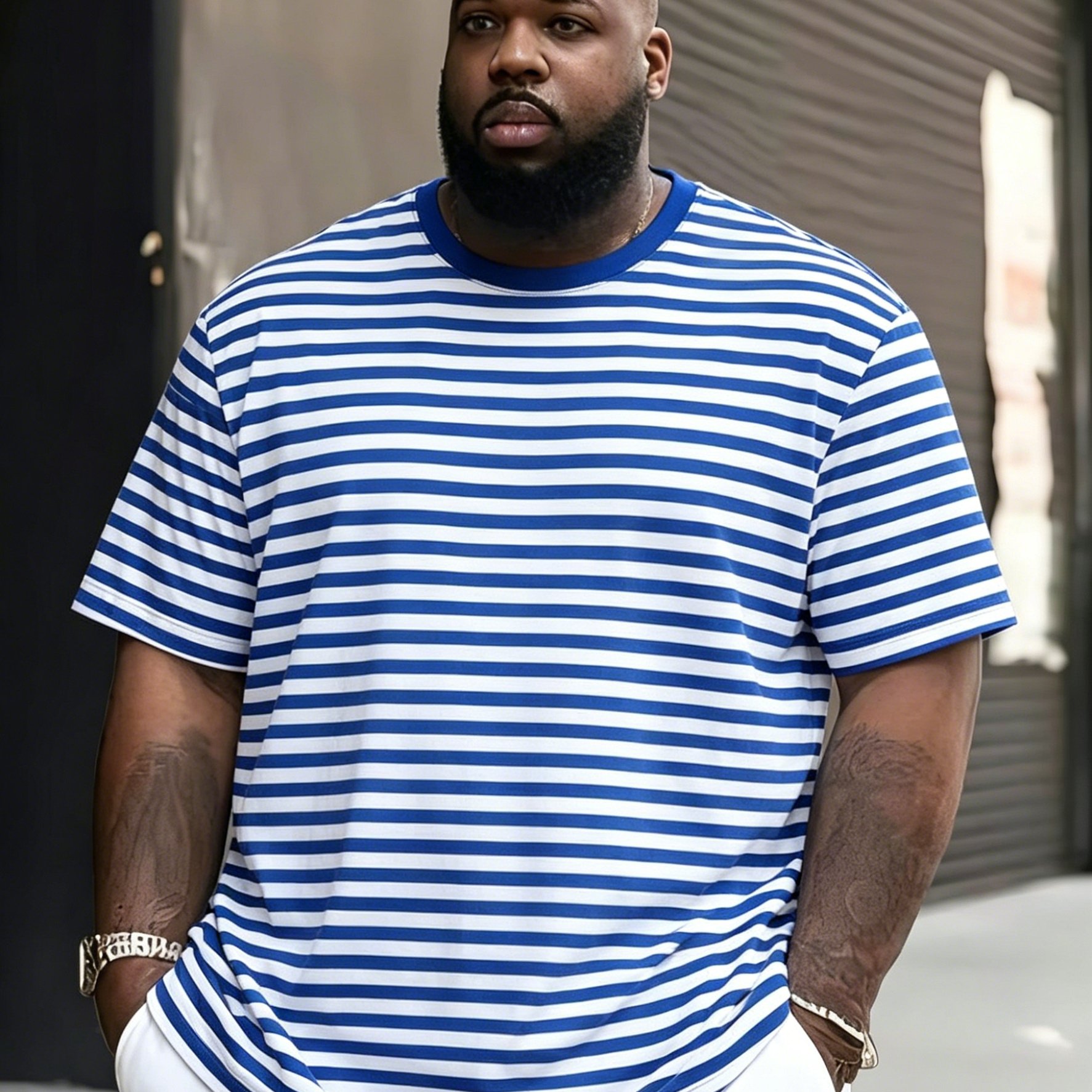 TEMU Men's T-shirt, Plus Size Clothing, Summer Short Sleeve, Round Neck Top, Fashion Casual Pullover Shirt, Casual All-match, Outdoor Sports,