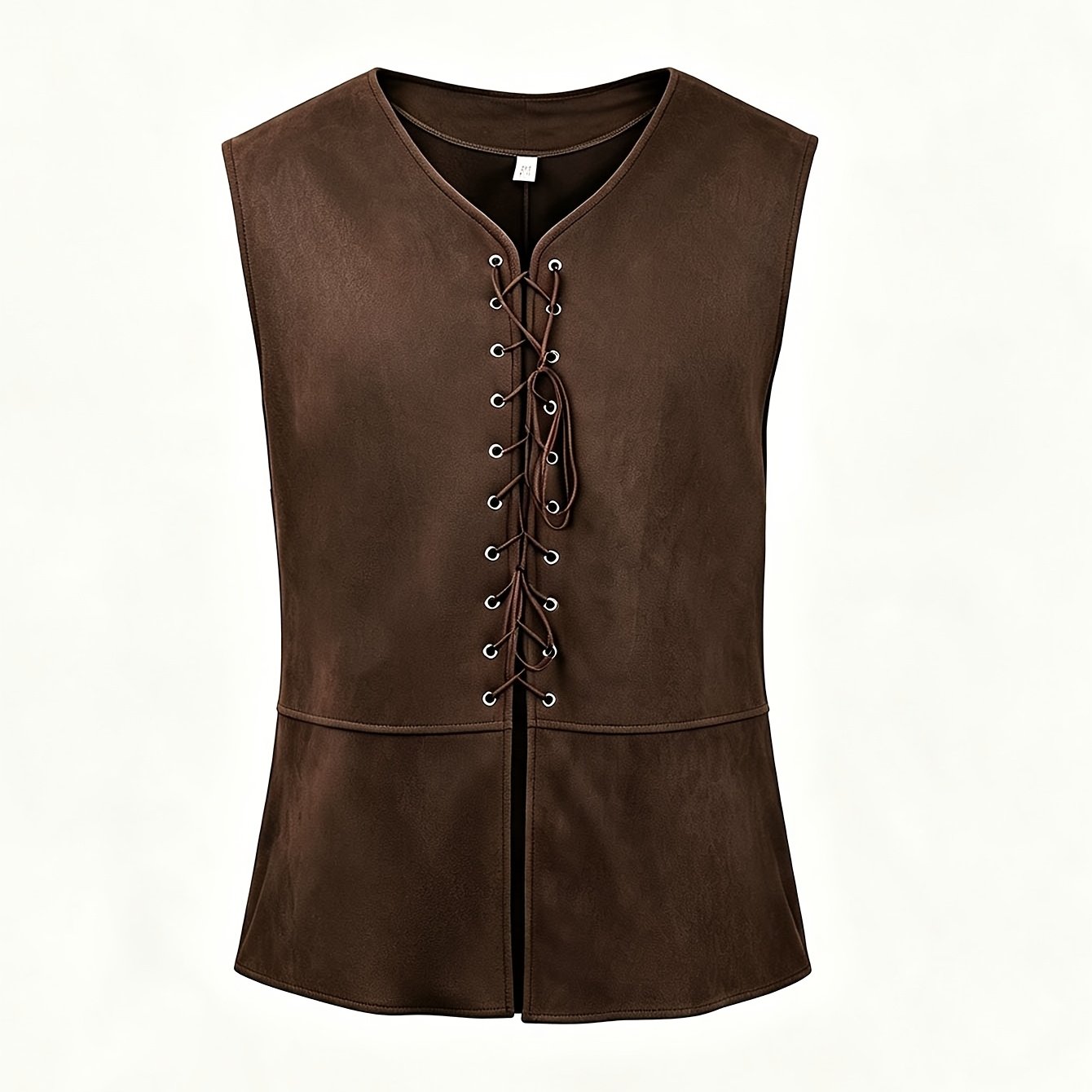 TEMU Men's European And Lace- Fit Solid Color Vest