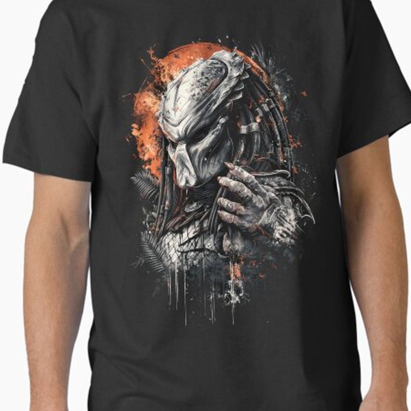 Image of Predator T-shirt - Iconic Icon, - Fit Casual Round Neck Tee With Iconic For Gaming, Themed Events & Casual Attire - Machine Washable () - Predator For - Style & Print
