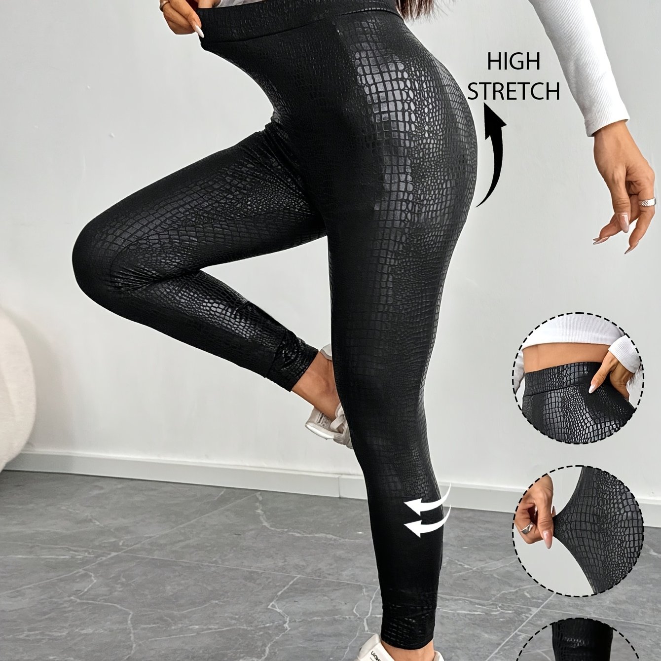 E-shop Hochdehnbares Slim-Fit-Design, eleganter Vintage-Stil, geeignet für Pendeln, Partys tägliche Freizeitkleidung