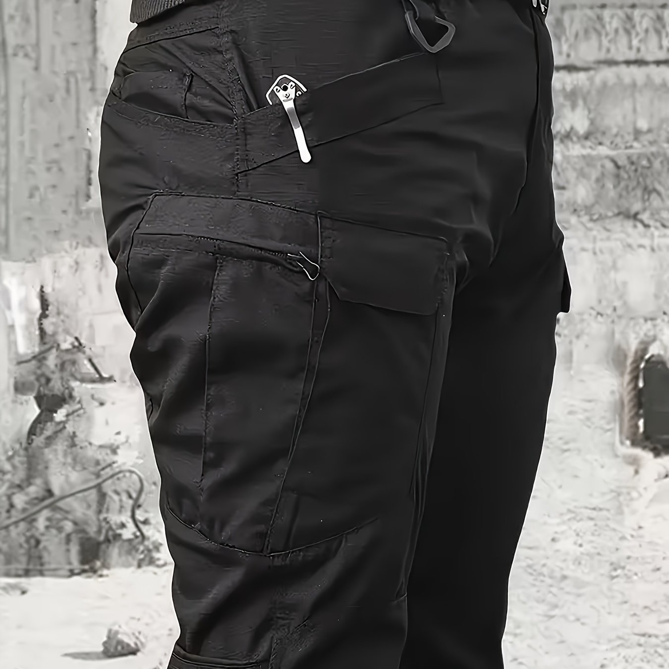 TEMU Pantalones para hombre de calidad | Pantalones cargo tácticos de /otoño para hombre - Pantalones de senderismo y trekking duraderos de múltiples
