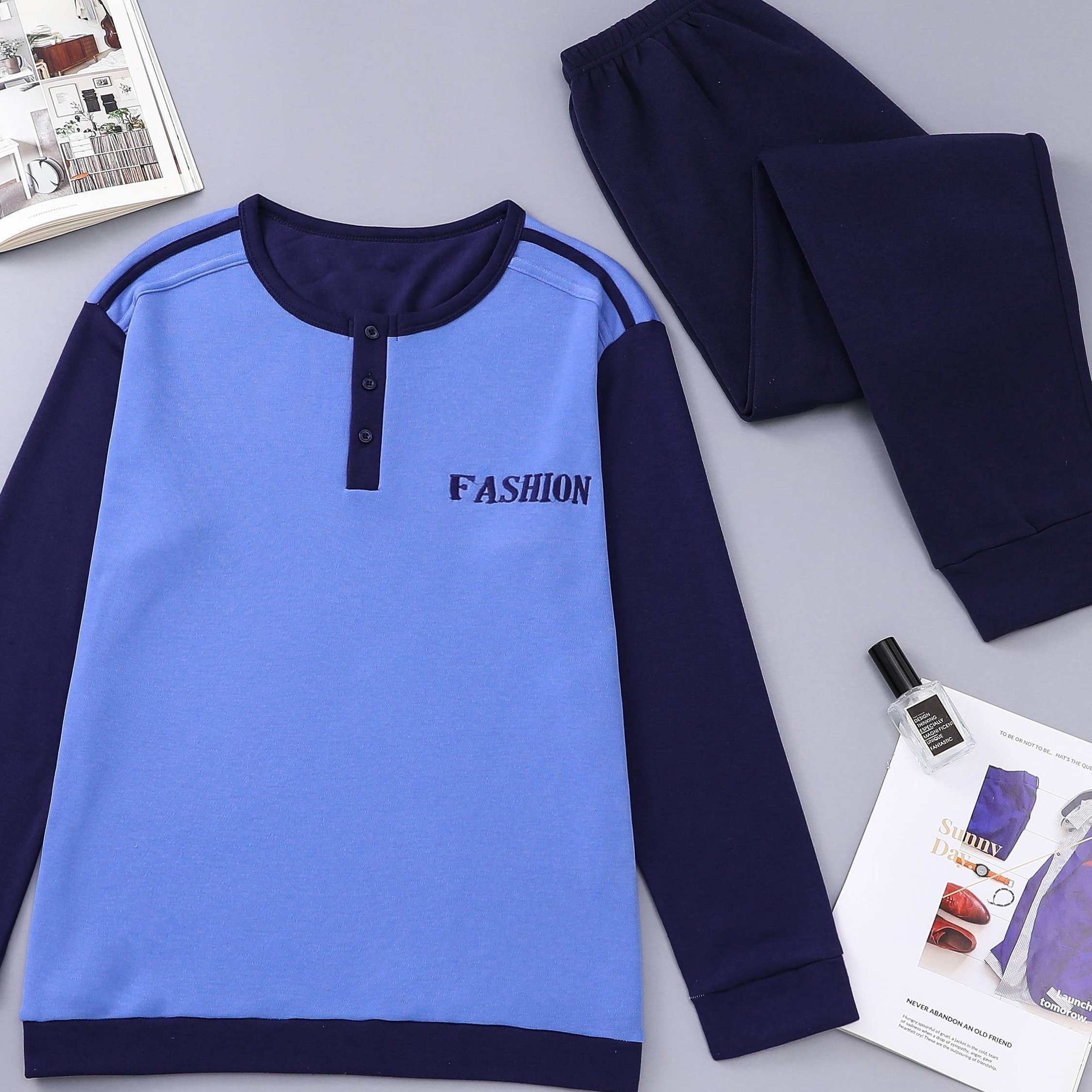 TEMU New Winter Men's Pajamas Set