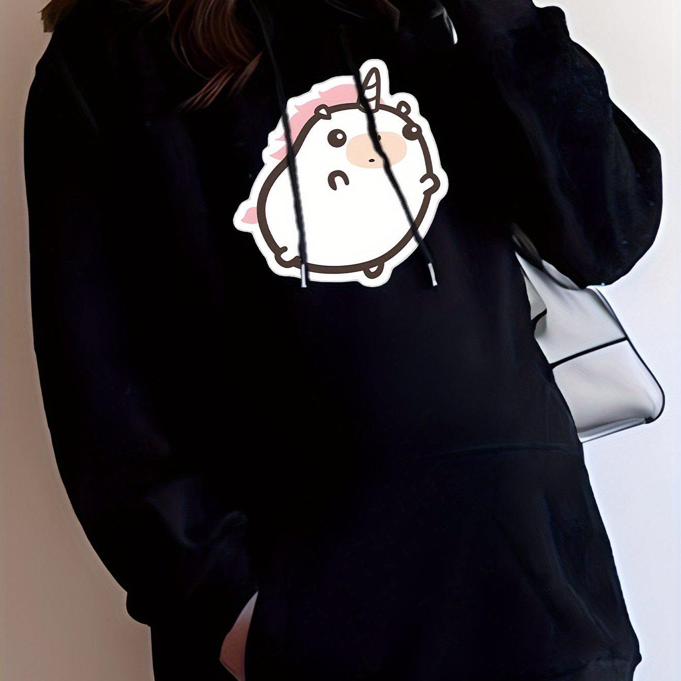 Frauen Umstandsmode Lustige Anime Einhorn Druck Kapuzenpullover Für  Frühling Herbst Winter, Schwangere Frauen Kleidung - Temu Germany