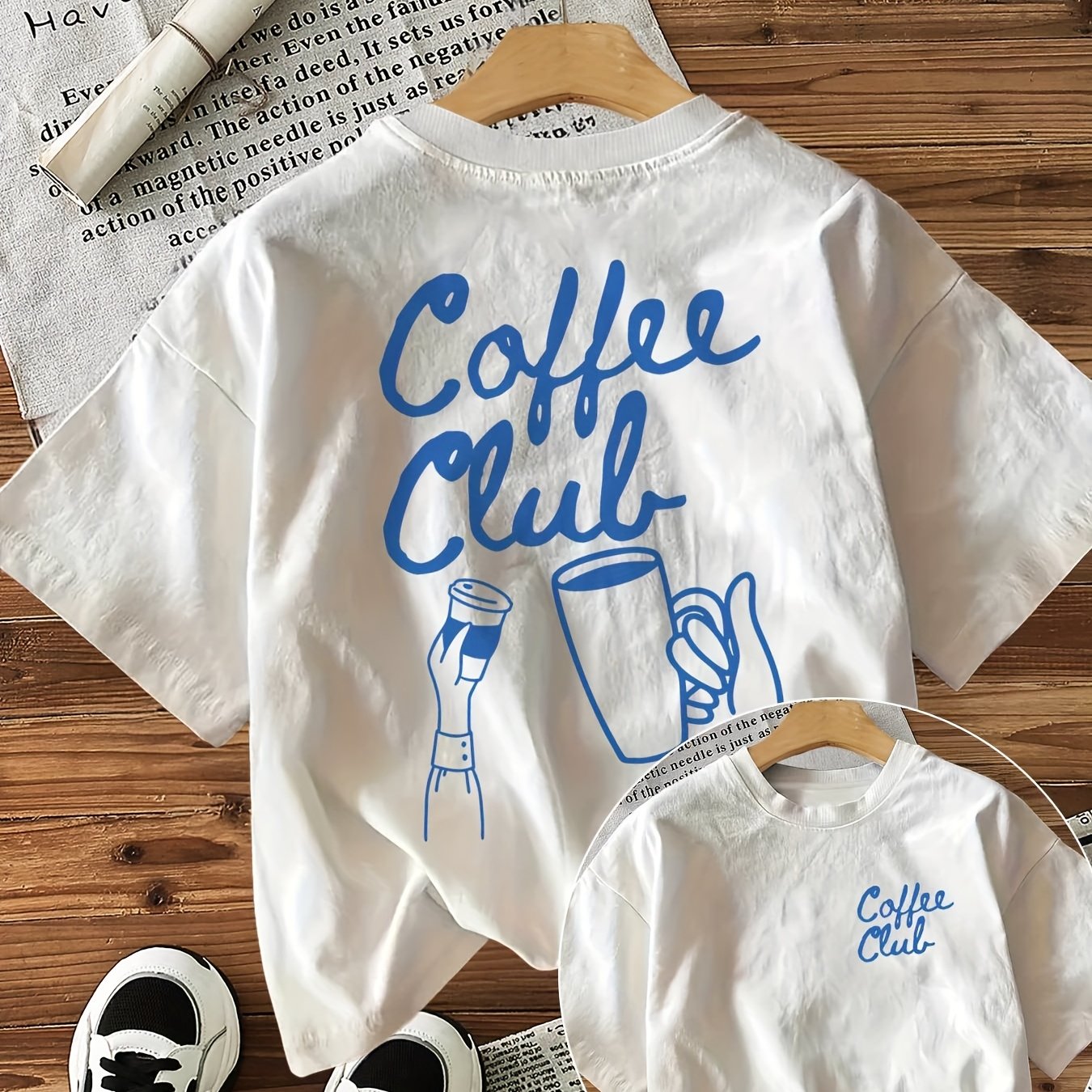 Graphic Print T-shirt, Short Sleeve Crew Neck Casual Top For Summer & Spring, Women's Clothing